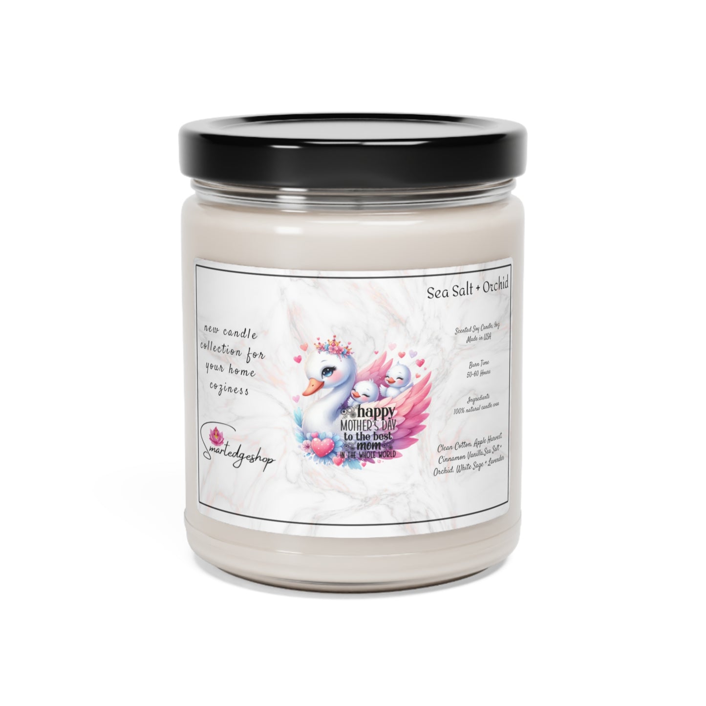 Happy Mother's Day Scented Soy Candle, 9oz, Gift for mom