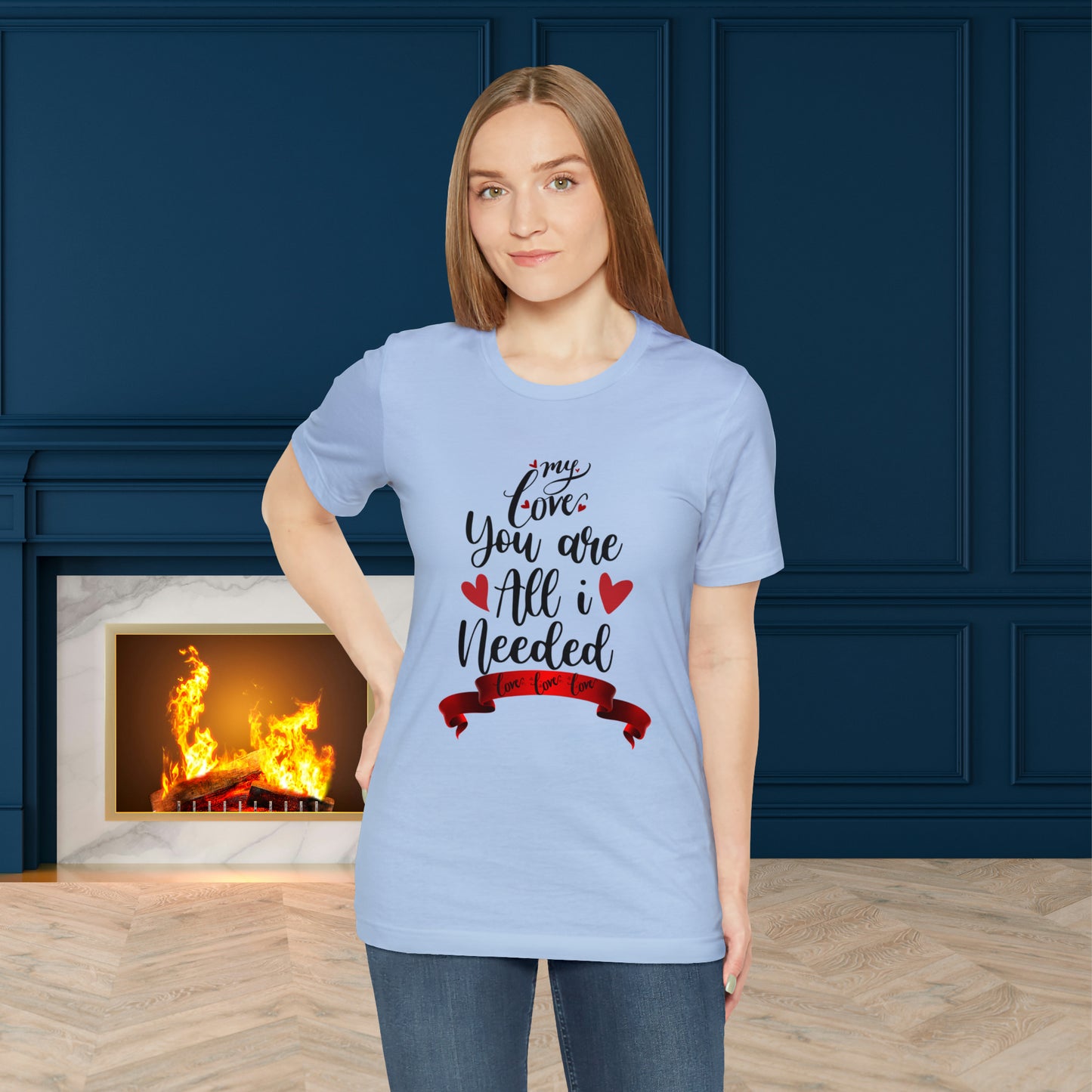 Happy valentines day Unisex Jersey Short Sleeve Tee