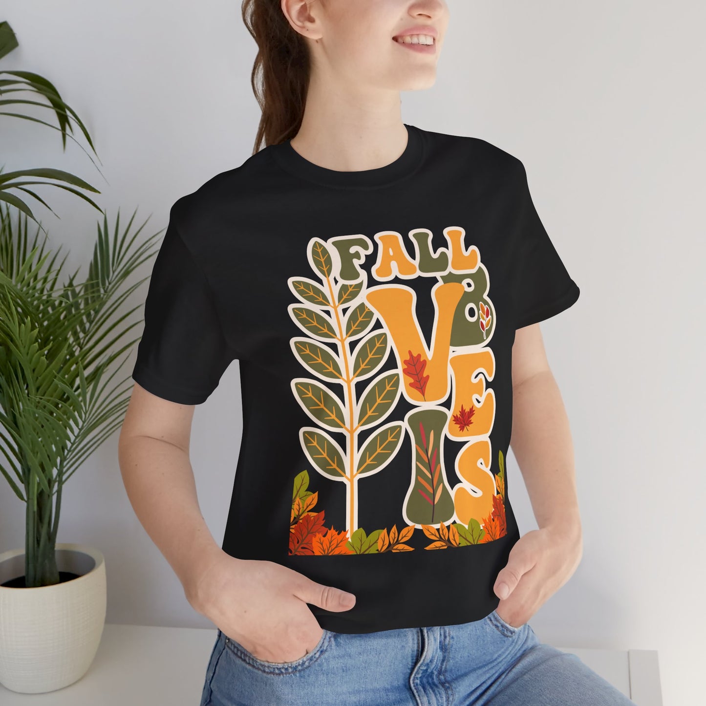 Fall Vibes Thanksgiving T-shirt, Happy thanksgiving 2024 T-shirt, Thanksgiving Gift,Turkey Shirt, Family Thanksgiving, Holiday Outfit. Express Delivery available