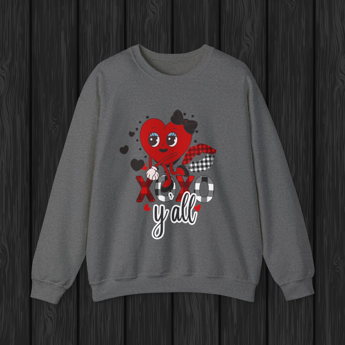 Happy valentines day Unisex Heavy Blend™ Crewneck Sweatshirt