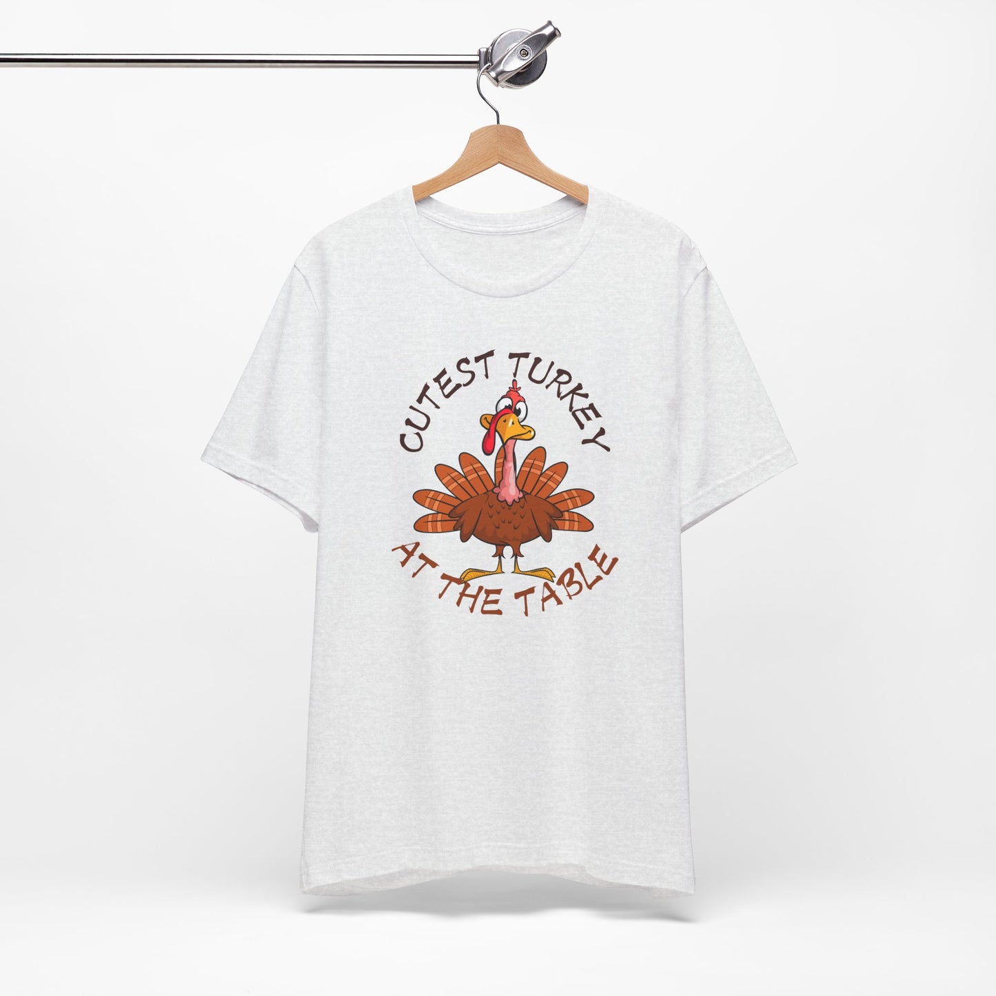 Cutest Turkey At The Table T-shirt, Happy Thanksgiving T-shirt, Happy thanksgiving 2024 T-shirt, Thanksgiving Gift,Turkey Shirt, Family Thanksgiving, Holiday Outfit.