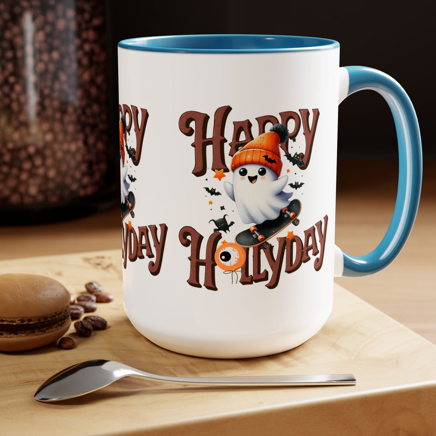 Happy Halloween Coffee Mug,  Let's Go Halloween Coffee Mug, Trick or Treat Halloween Coffee Mug, Cute Skeleton Coffee Mug, Spooky Season Halloween Coffee Mug.