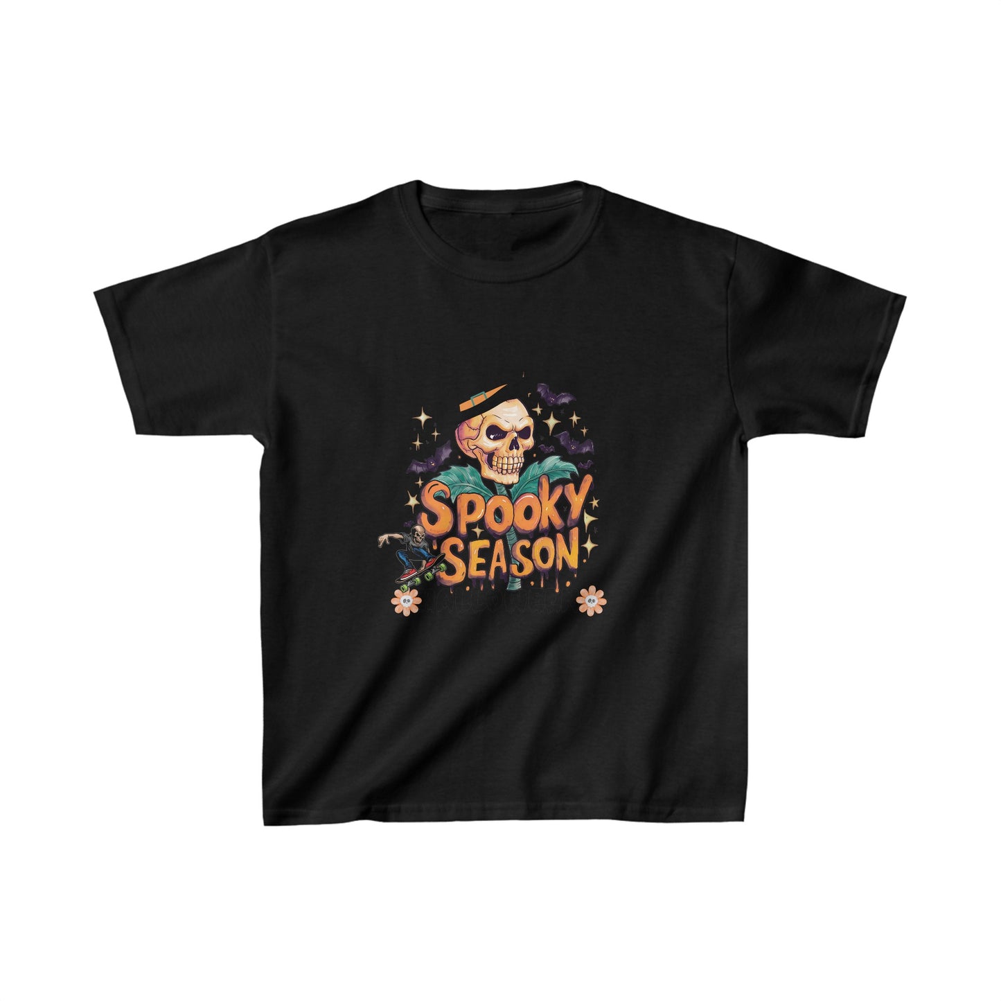 Happy Halloween Kids Shirt, Stay Spooky Halloween Kids Heavy Cotton™ Tee, Spooky Season Kids Shirt, Spooky Vibes Shirt, Trick Or Treat Cotton T-Shirt.