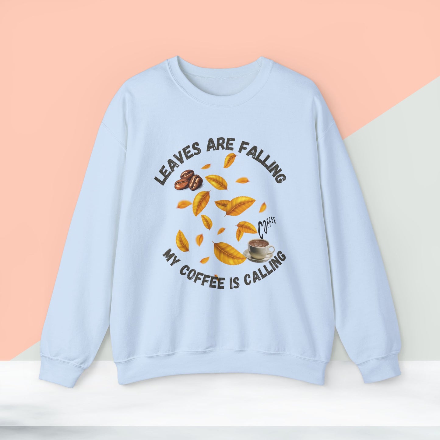 Leaves Are Falling Sweatshirt, HappyThanksgiving Sweatshirt - Unisex Heavy Blend, Happy Thanksgiving2024 Sweatshirt, Thanksgiving Gift, Festive Sweatshirt.