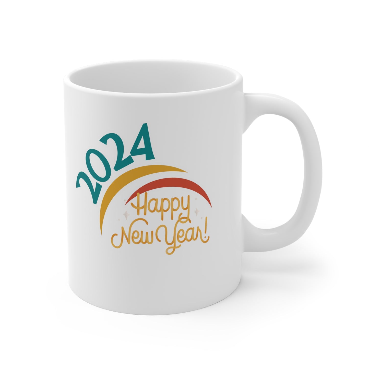 Happy New Year Ceramic Mug 11oz