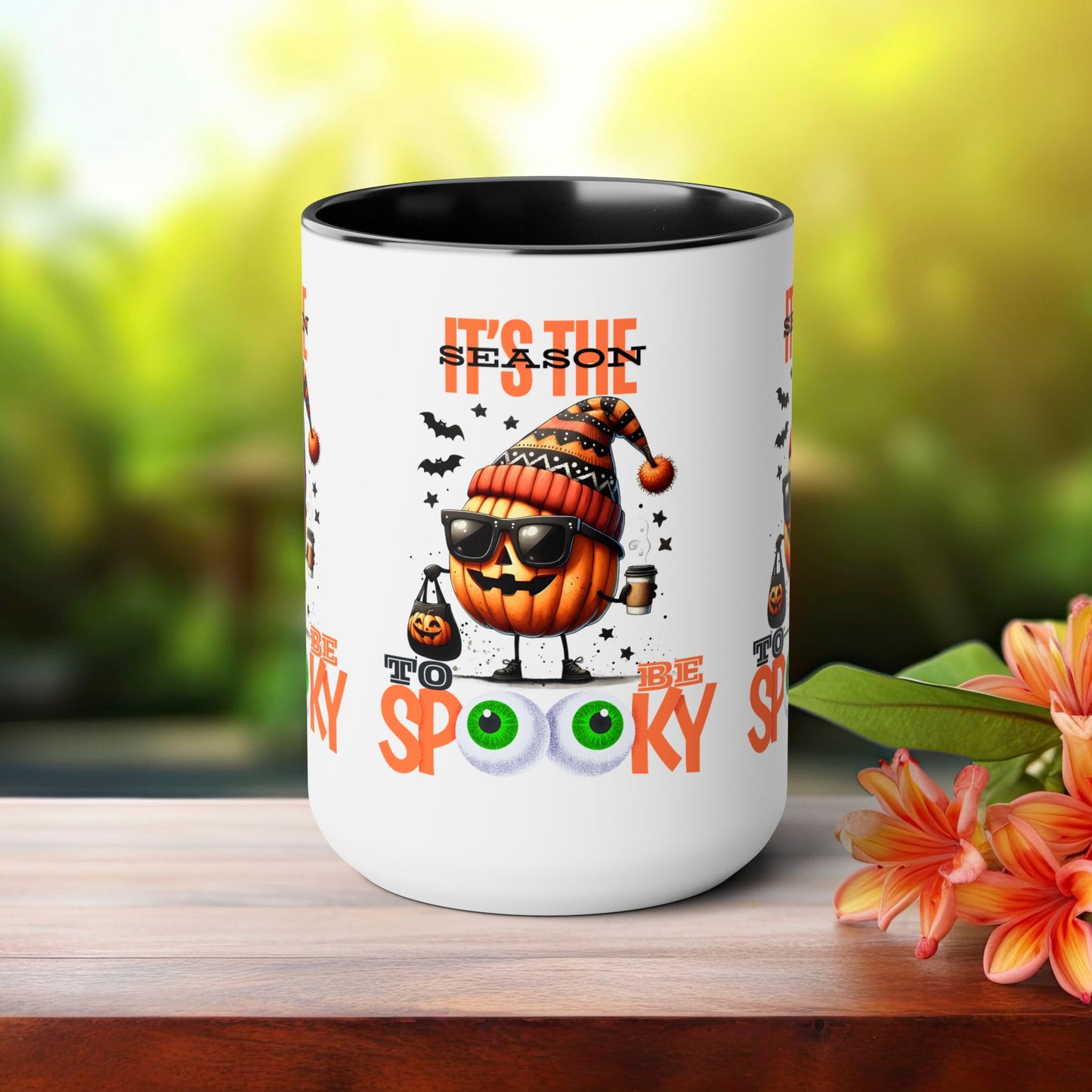 It's The Season To Be Spooky Halloween Coffee Mug,  Let's Go Halloween Coffee Mug, Trick or Treat Halloween Coffee Mug, Cute Skeleton Coffee Mug, Spooky Season Halloween Coffee Mug.