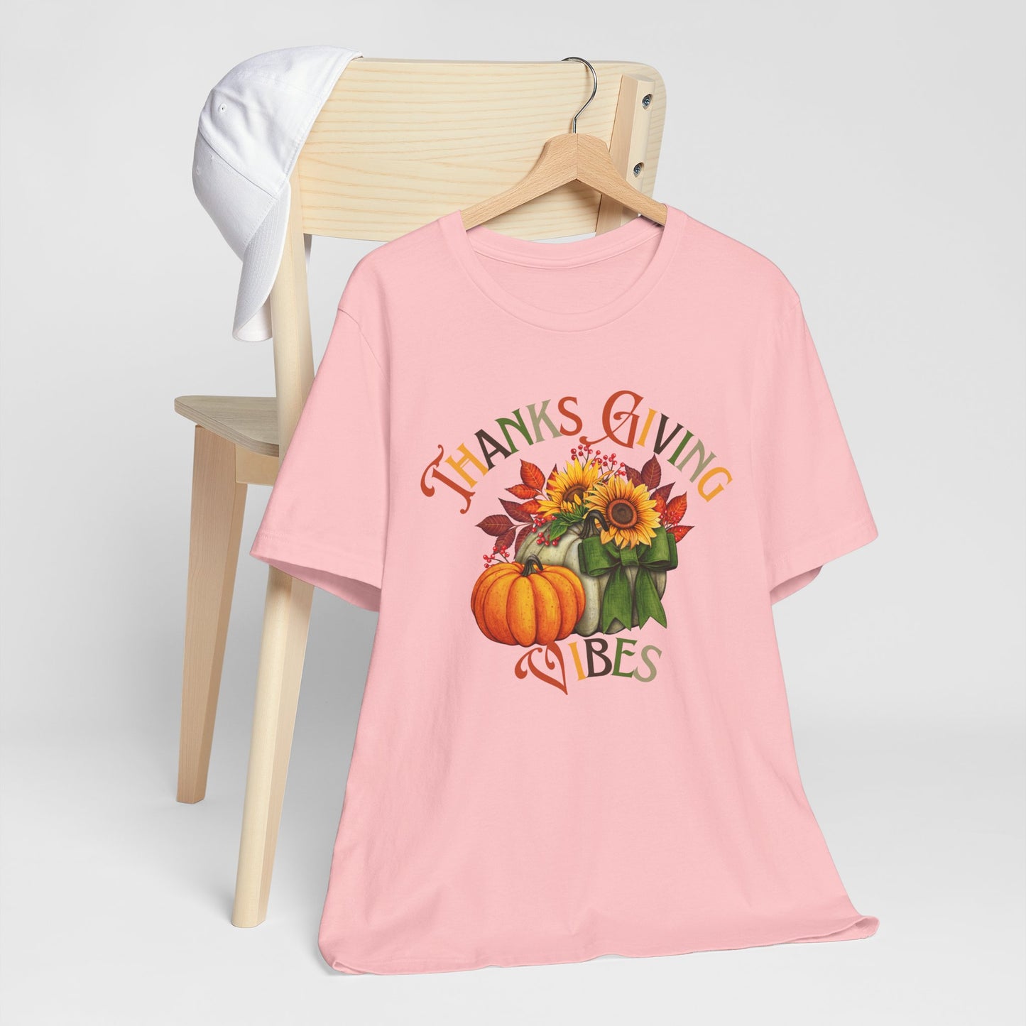 Thanks Giving  Vibes T-shirt, Happy Thanksgiving T-shirt, Happy thanksgiving 2024 T-shirt, Thanksgiving Gift,Turkey Shirt, Family Thanksgiving, Holiday Outfit.