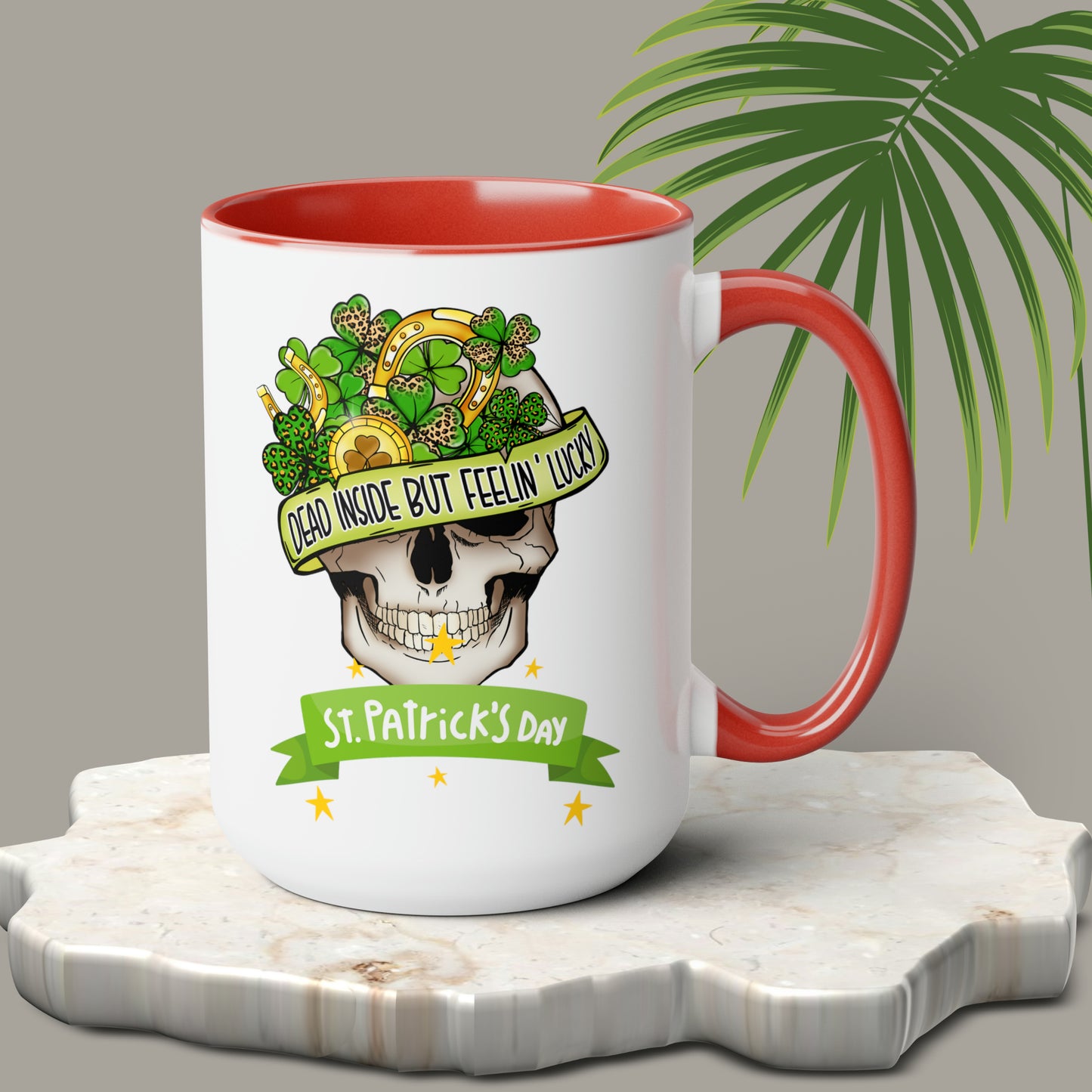 St Patrick's Day two-Tone Coffee Mugs, 15oz