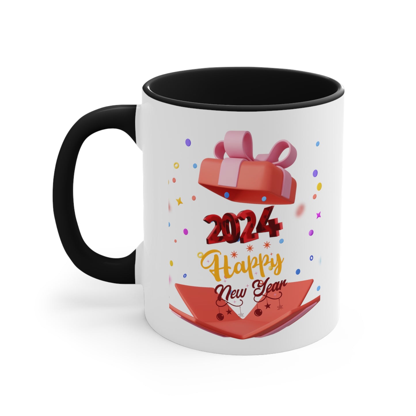 Happy New Year Accent Coffee Mug, 11oz