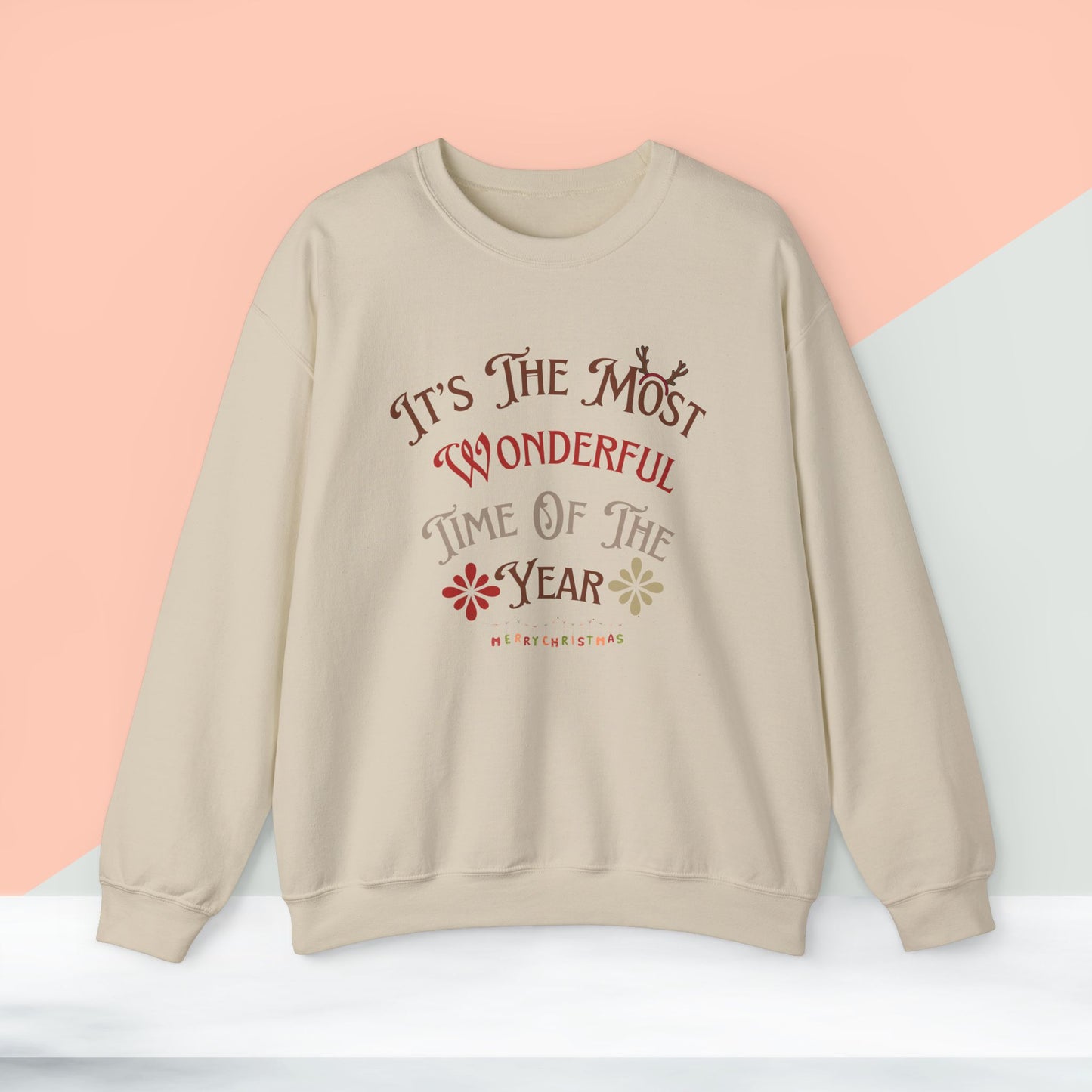 It's The Most Wonderful Time Of The Year Sweatshirt - Unisex Heavy Blend, Merry Christmas, Festive, Christmas Gift, Crewneck, merry Christmas Sweatshirt, Christmas Sweatshirt  Christmas Gift, Festive Sweatshirt.