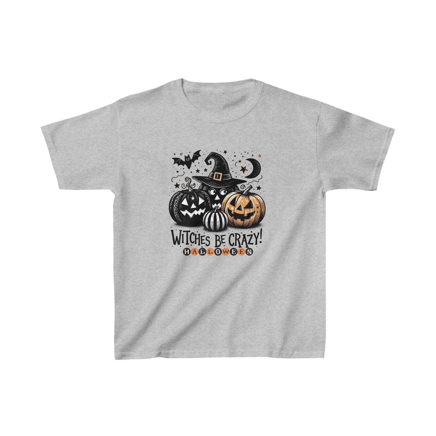 Happy Halloween Kids Shirt, Spooky Halloween Kids Heavy Cotton™ Tee, Spooky Season Kids Shirt, Spooky Vibes Shirt, Trick Or Treat Cotton T-Shirt.