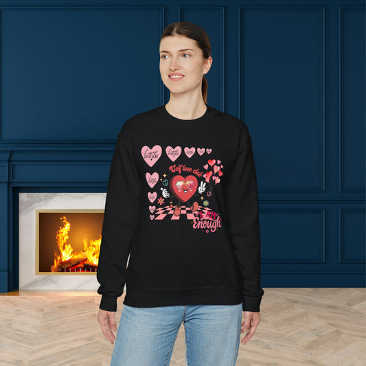 Happy valentines day Unisex Heavy Blend™ Crewneck Sweatshirt