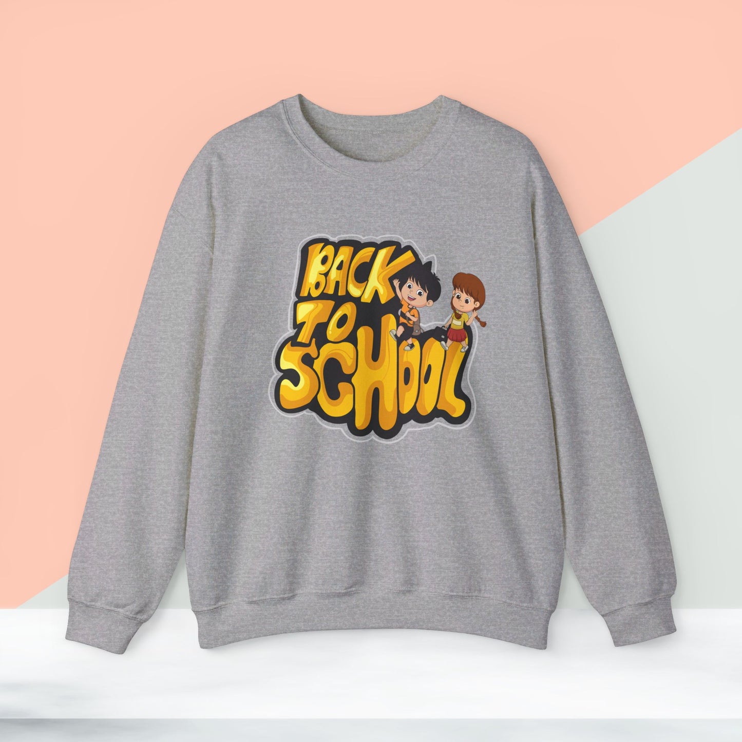 Back To school unisex heavy blend crewneck sweatshirt, We Love Teachers Sweatshirt,Teacher Back To school  Sweatshirt. First Day Vibes Sweatshirt.