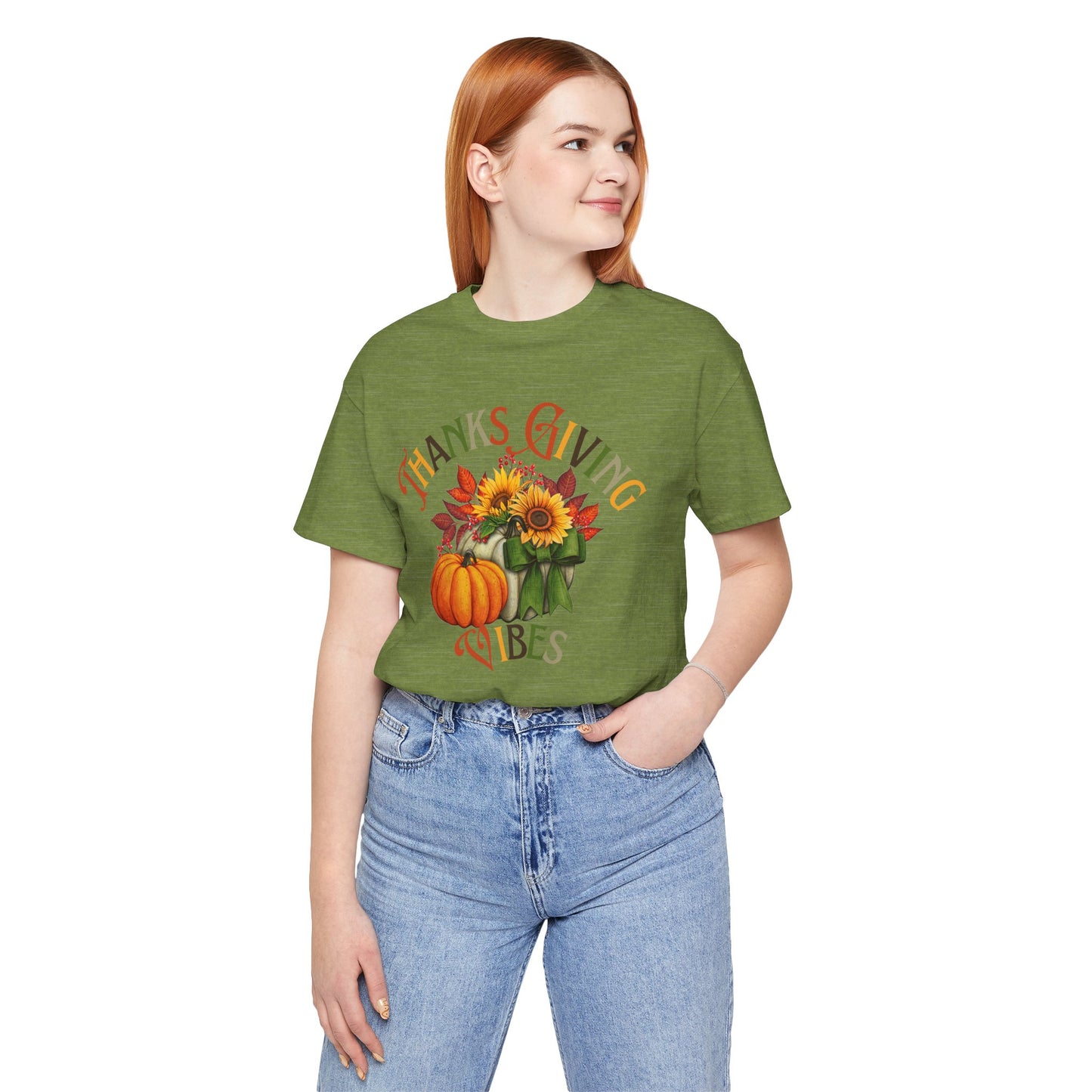 Thanks Giving  Vibes T-shirt, Happy Thanksgiving T-shirt, Happy thanksgiving 2024 T-shirt, Thanksgiving Gift,Turkey Shirt, Family Thanksgiving, Holiday Outfit.