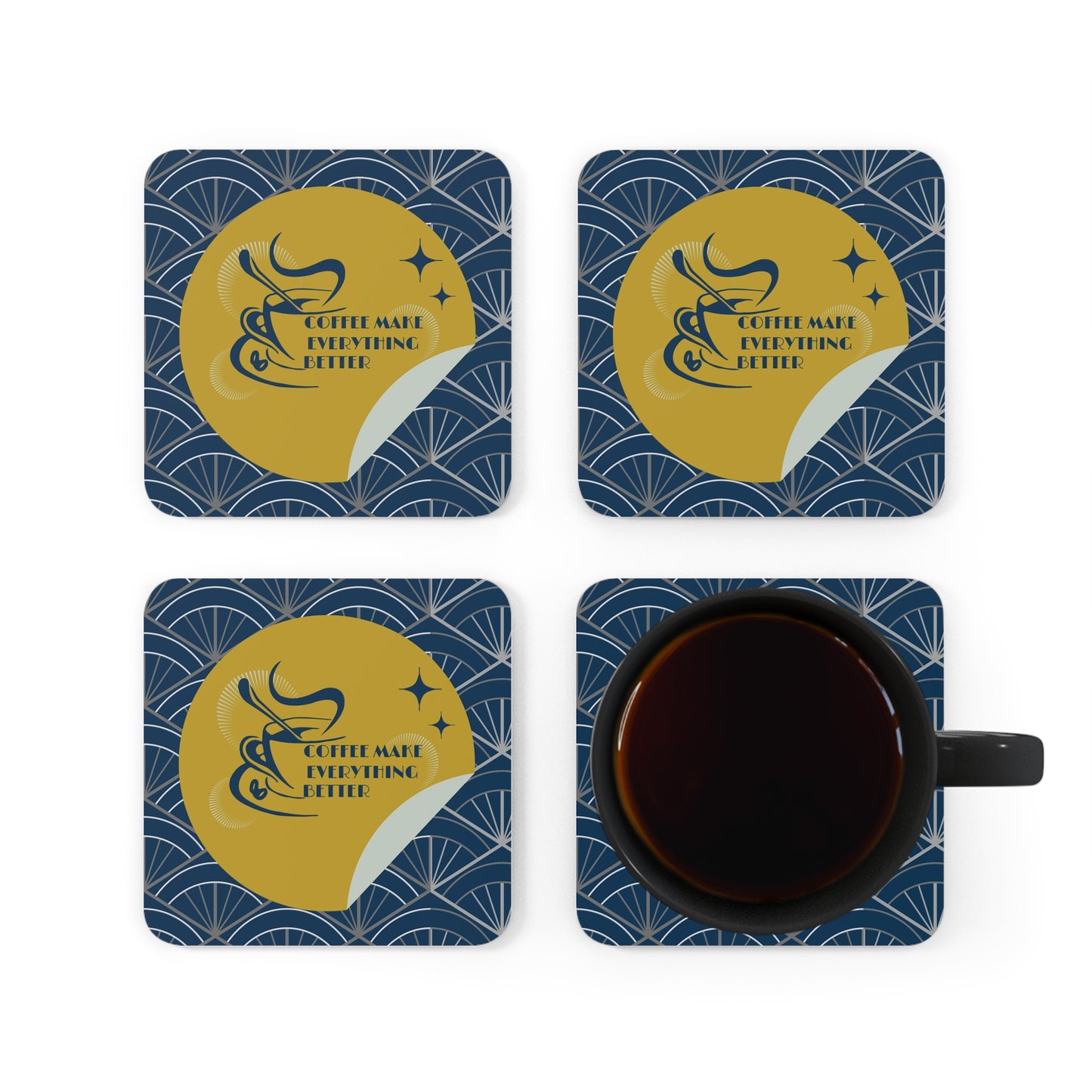 Corkwood Coaster Set