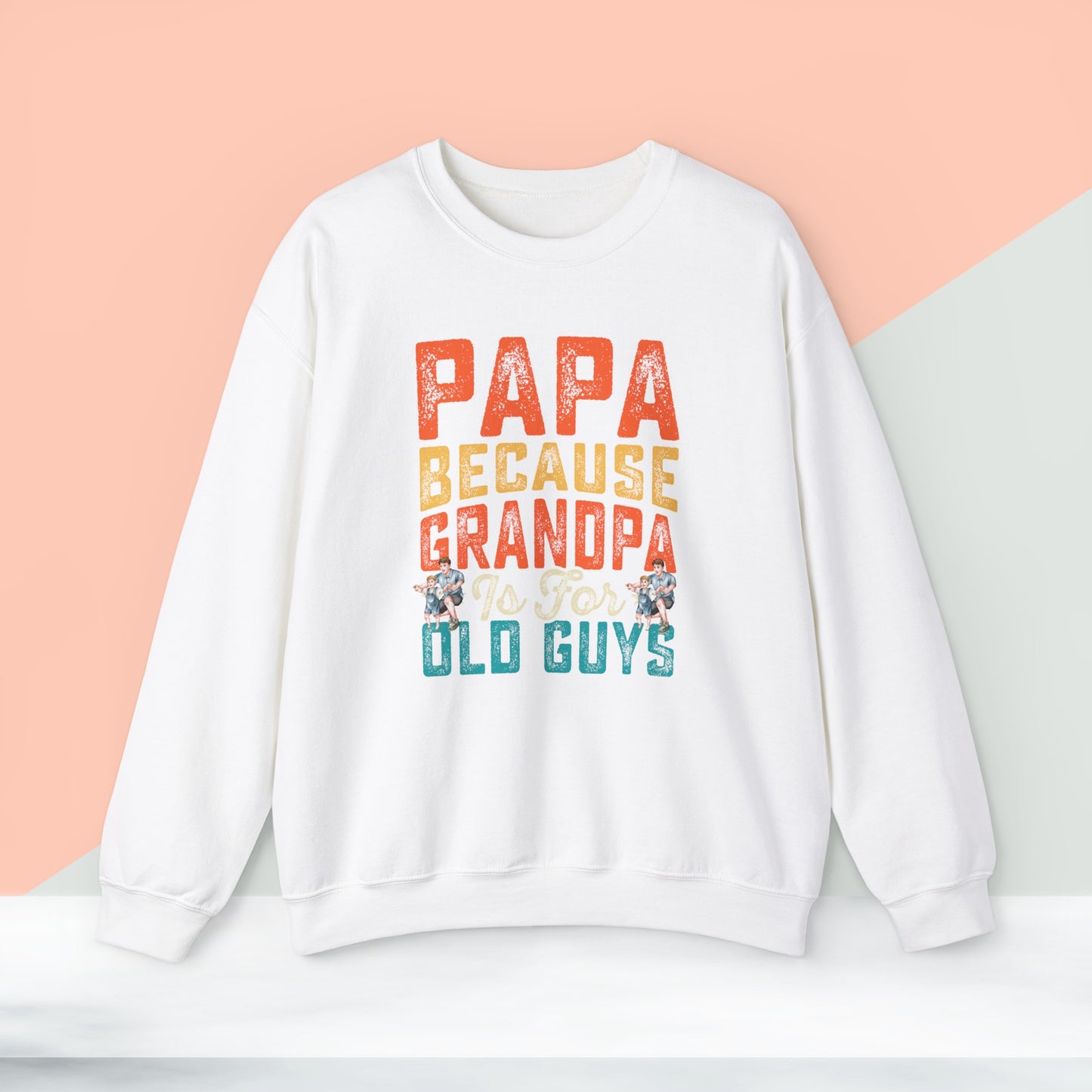 Happy Father's Day Sweatshirt For Papa, Papa Sweatshirt, Gift For Papa,  Papa's Sweatshirt.