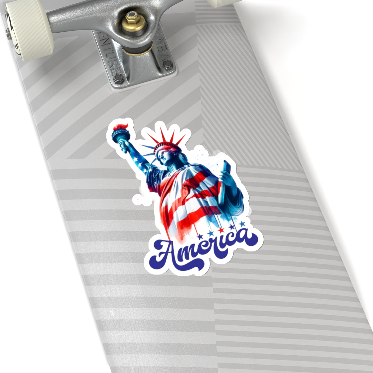 Happy 4th Of July Kiss-Cut Stickers, America, Flag, Peace Love America. Proud To Be An American, Red White Blue stickers. America Stickers.