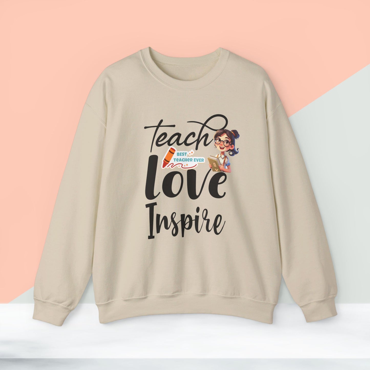 We Love Teachers Sweatshirt, Back To school unisex heavy blend crewneck sweatshirt, Teacher Back To school  Sweatshirt. First Day Vibes Sweatshirt.