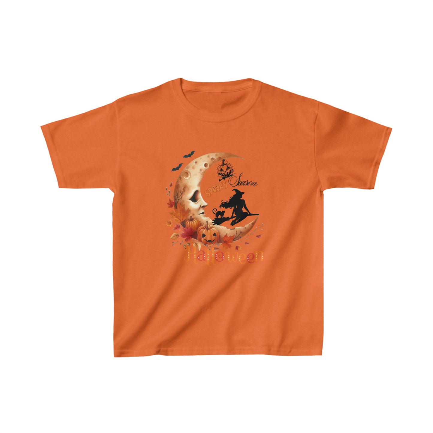 Spooky Vibes Halloween Kids Shirt, Stay Spooky Halloween Kids Heavy Cotton™ Tee, Spooky Season Kids Shirt, Spooky Vibes Shirt, Trick Or Treat Cotton T-Shirt.