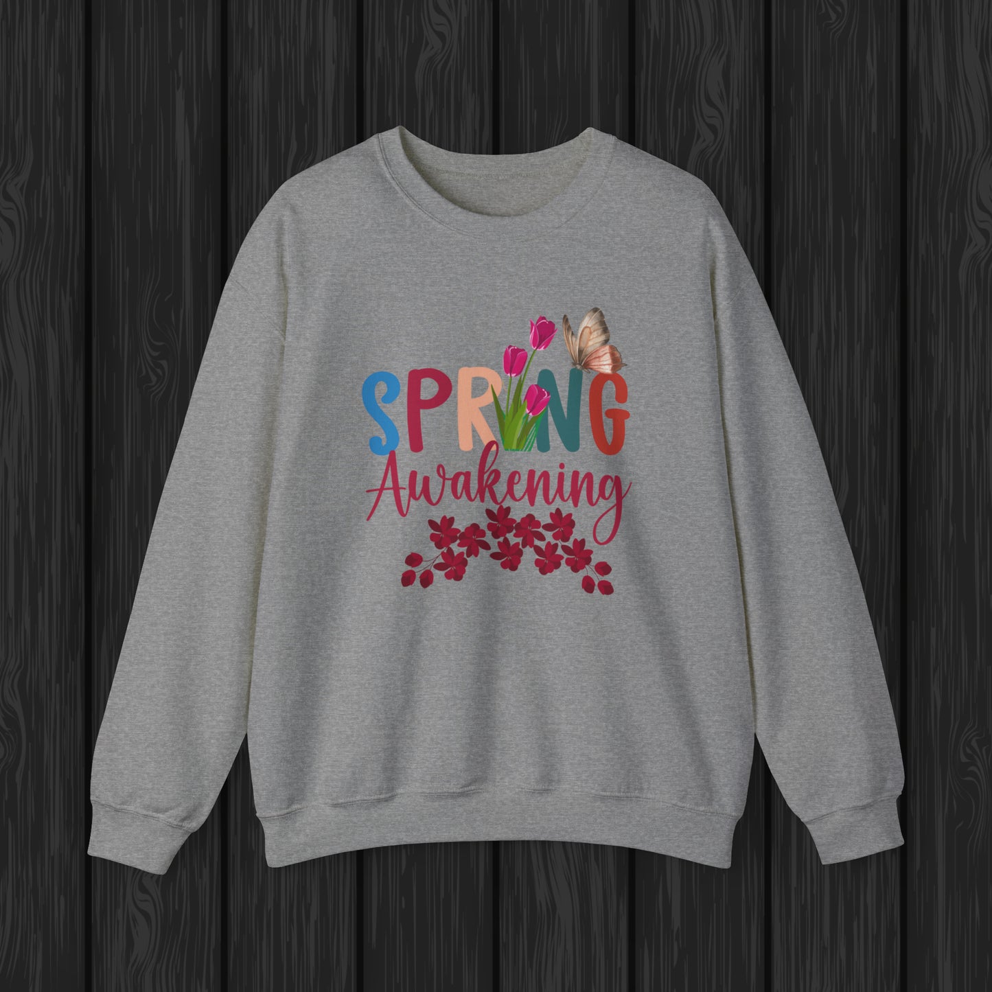 Spring Awakening Unisex Crewneck Sweatshirt, Spring Time Trendy Sweatshirt