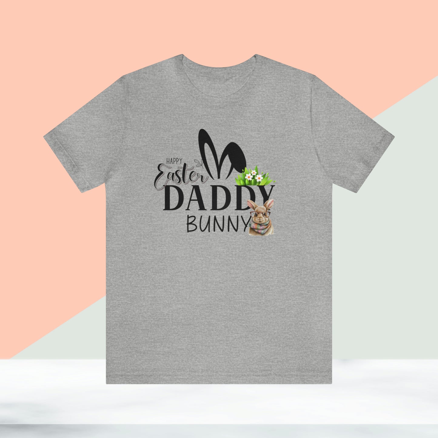 Daddy Bunny Unisex Jersey Short Sleeve Tee