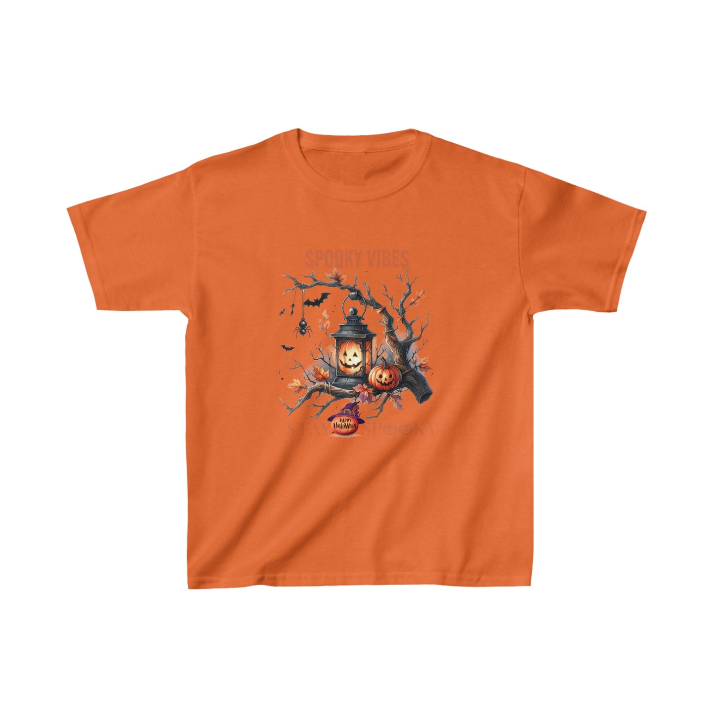 Spooky Vibes Halloween Kids Shirt, Stay Spooky Halloween Kids Heavy Cotton™ Tee, Spooky Season Kids Shirt, Spooky Vibes Shirt, Trick Or Treat Cotton T-Shirt.