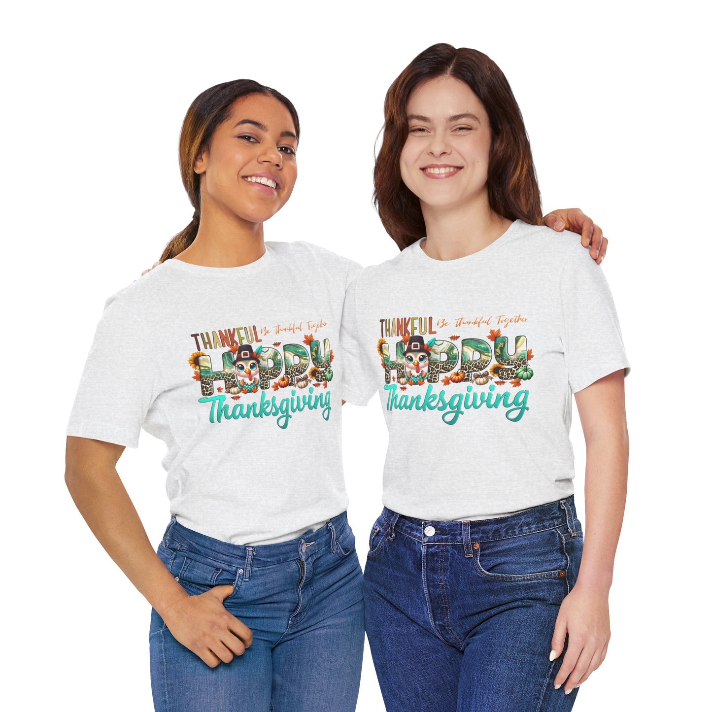 Thankful Be Thankful Together T-shirt, Happy Thanksgiving T-shirt, Happy thanksgiving 2024 T-shirt, Thanksgiving Gift,Turkey Shirt, Family Thanksgiving, Holiday Outfit.