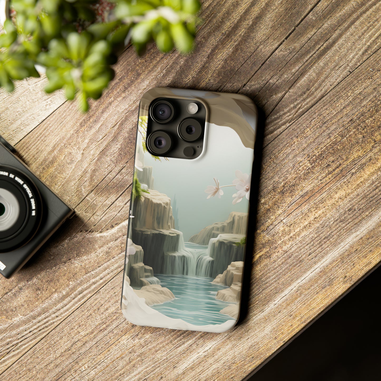 3D Landscape iPhone 15 Phone Cases.