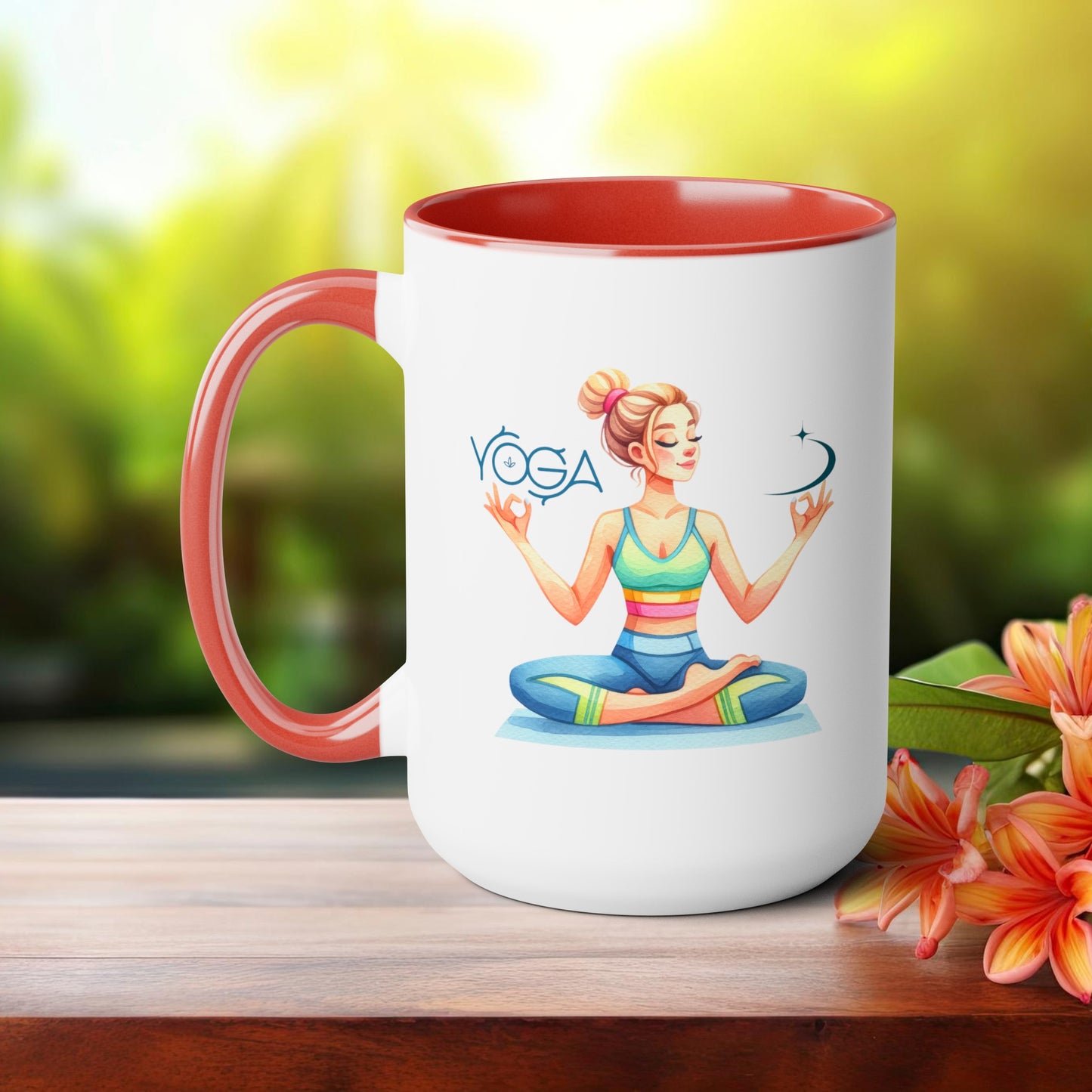 Yoga Coffee Mug, Cute Yoga Coffee Mug, Yoga lovers Coffee Mug, Yoga Instructor Gift, Gift For Yoga lover, Gift For Yogi.