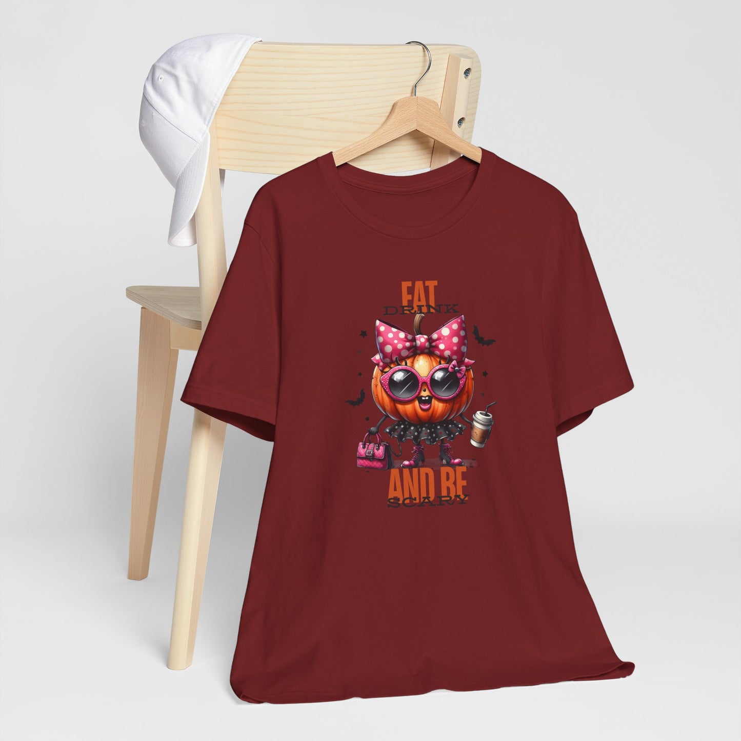 Eat Drink And Be Scary Halloween T-shirt, Happy Halloween T-shirt, Trick Or Treat T-shirt, Halloween T-shirt, Cool Halloween T-shirt, Spooky T-shirt,