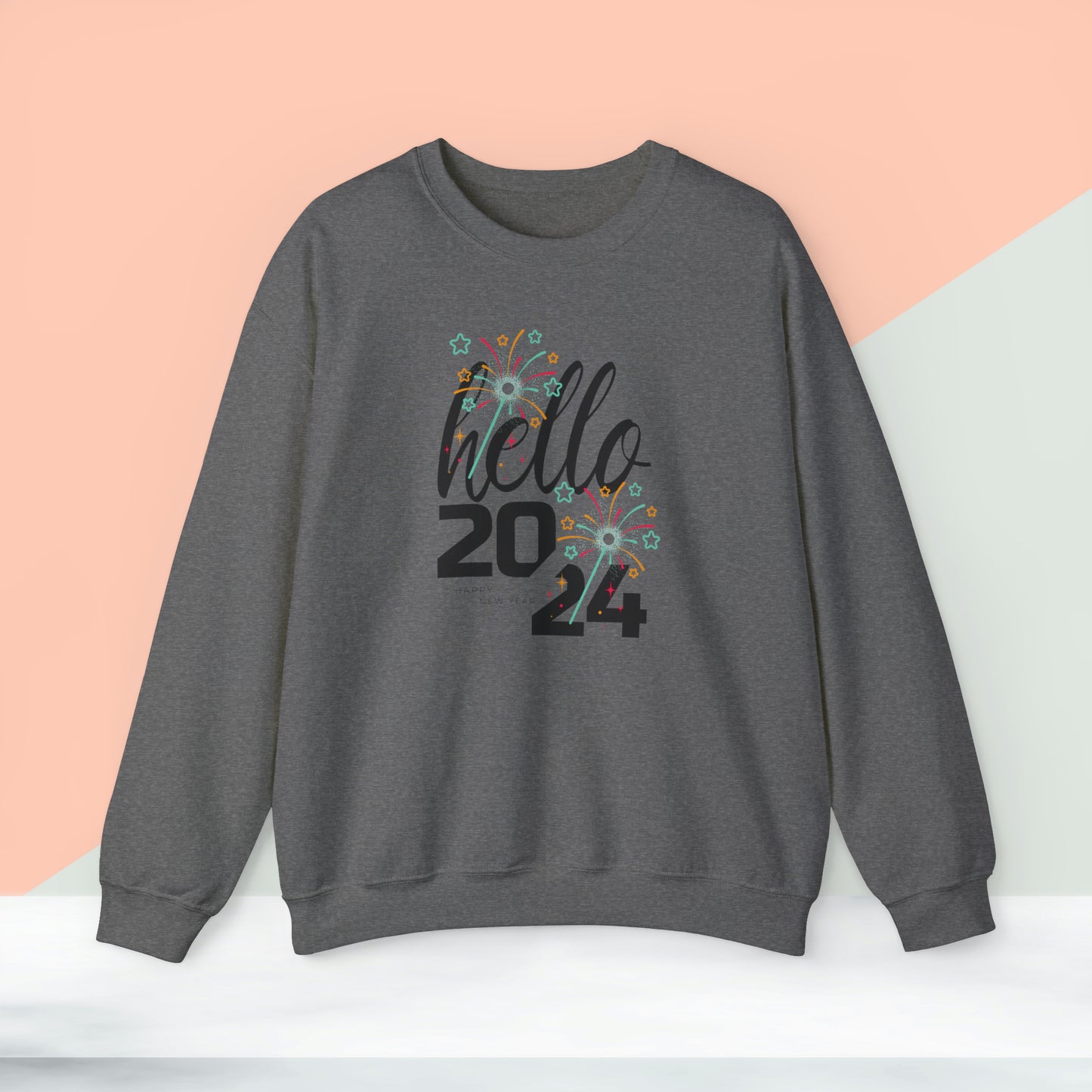 Happy New Year Unisex Heavy Blend™ Crewneck Sweatshirt