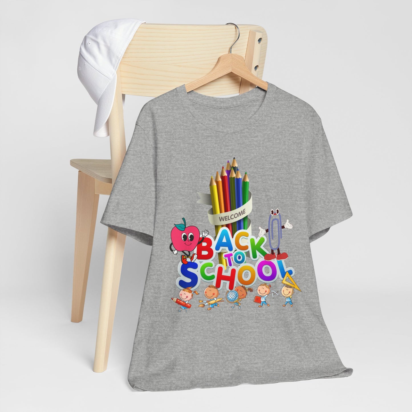 Welcome Back To School T-Shirt, Teacher T-Shirt, Teacher Back To school unisex jersey short sleeve.First Day Vibes T-Shirt.