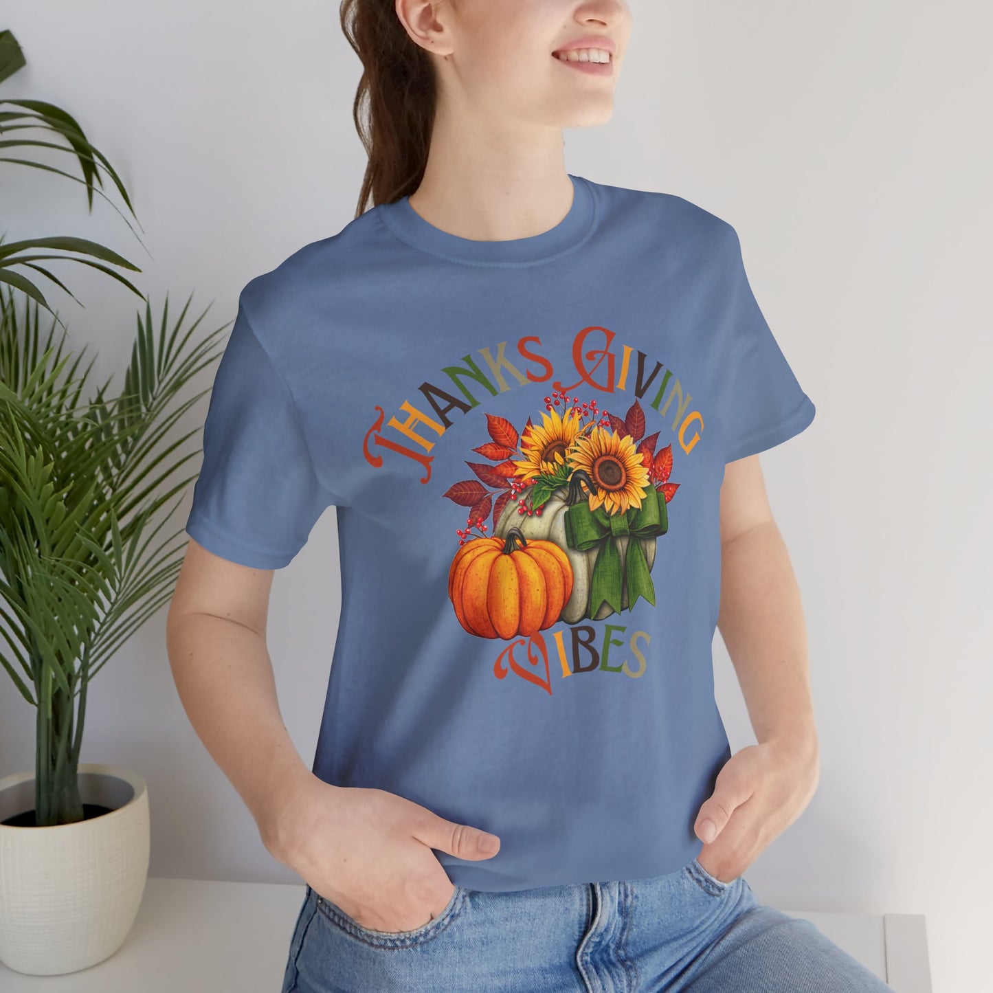 Thanks Giving  Vibes T-shirt, Happy Thanksgiving T-shirt, Happy thanksgiving 2024 T-shirt, Thanksgiving Gift,Turkey Shirt, Family Thanksgiving, Holiday Outfit.