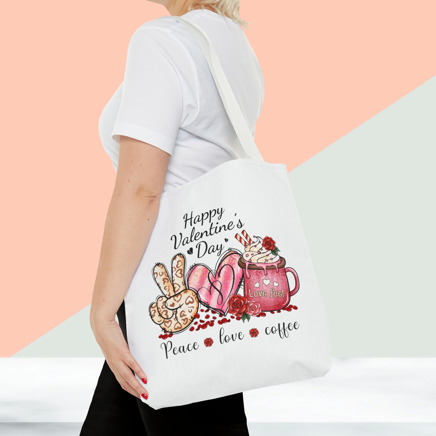 Happy Valentines Day Tote Bag