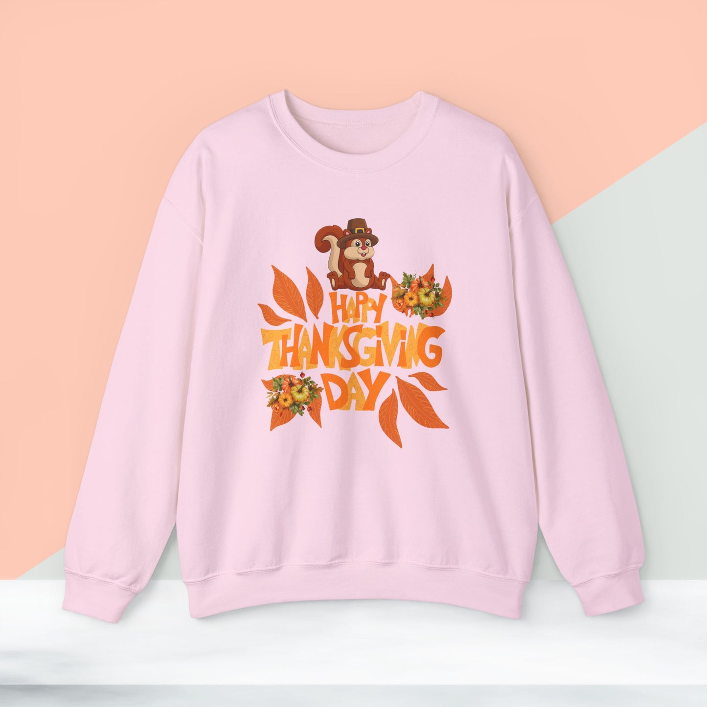 HappyThanksgiving Day Sweatshirt - Unisex Heavy Blend, Happy Thanksgiving2024 Sweatshirt, Thanksgiving Gift, Festive Sweatshirt.