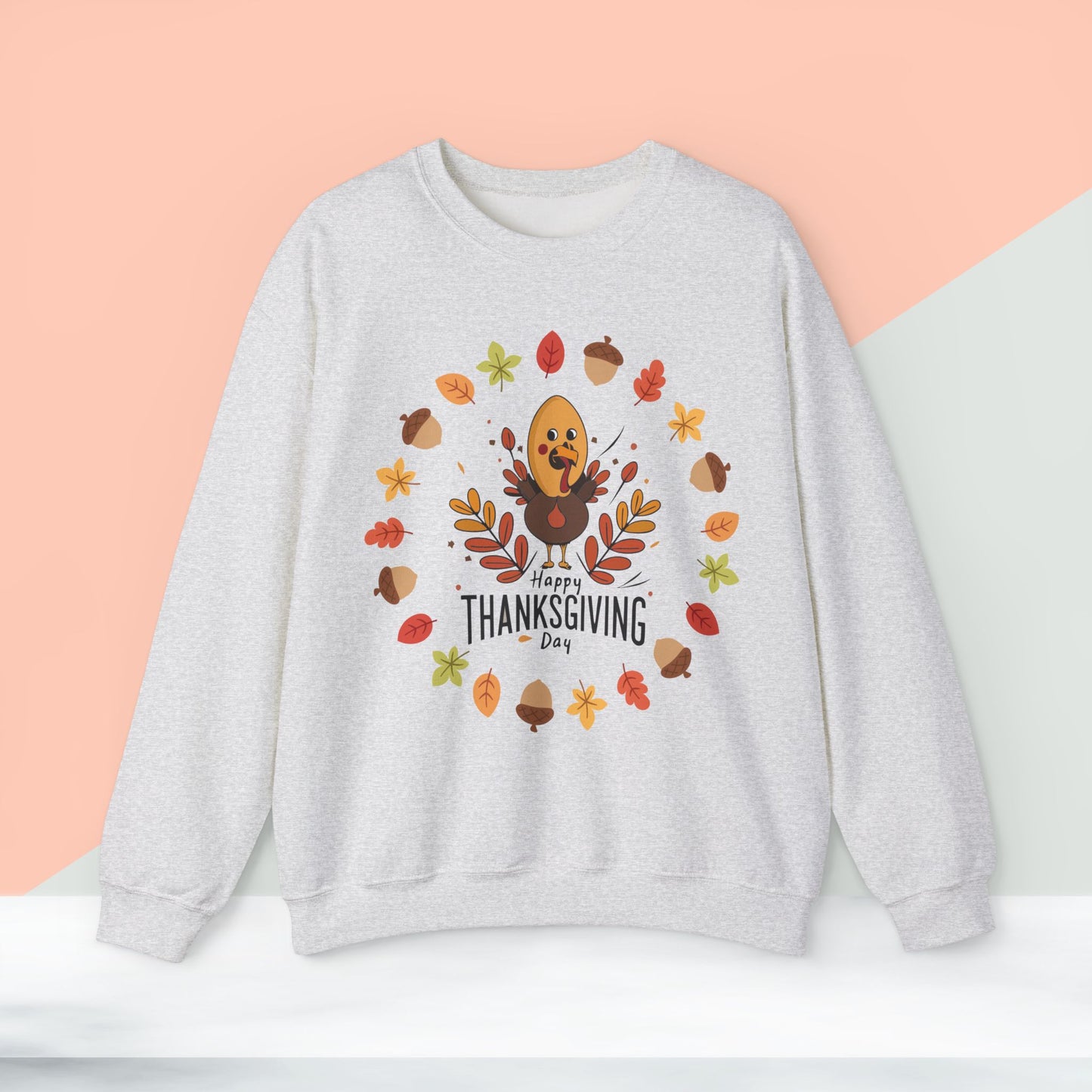 HappyThanksgiving Sweatshirt - Unisex Heavy Blend, Happy Thanksgiving2024 Sweatshirt, Thanksgiving Gift, Festive Sweatshirt.