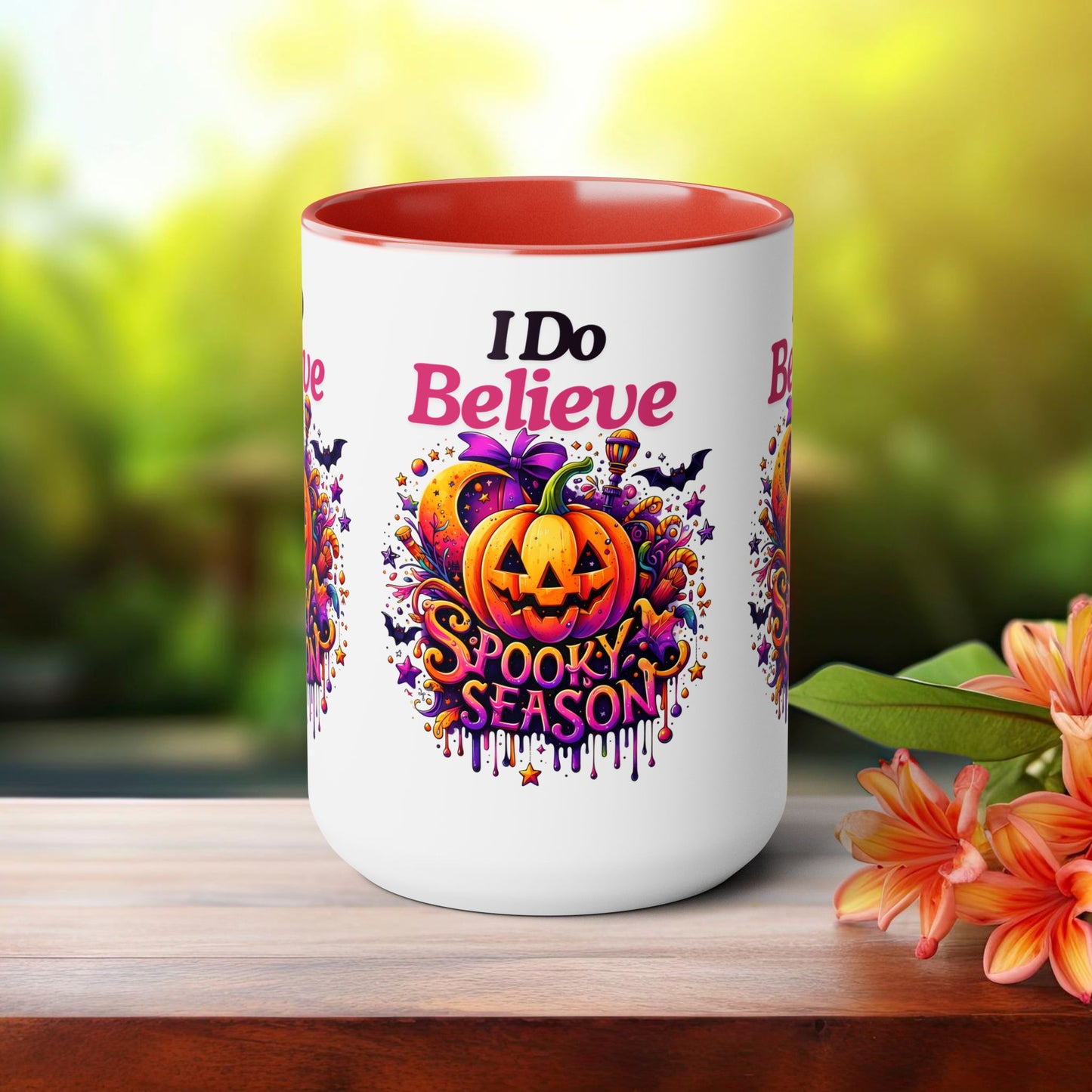 I Do Believe Spooky Season Halloween Coffee Mug,  Let's Go Halloween Coffee Mug, Trick or Treat Halloween Coffee Mug, Cute Skeleton Coffee Mug, Spooky Season Halloween Coffee Mug.