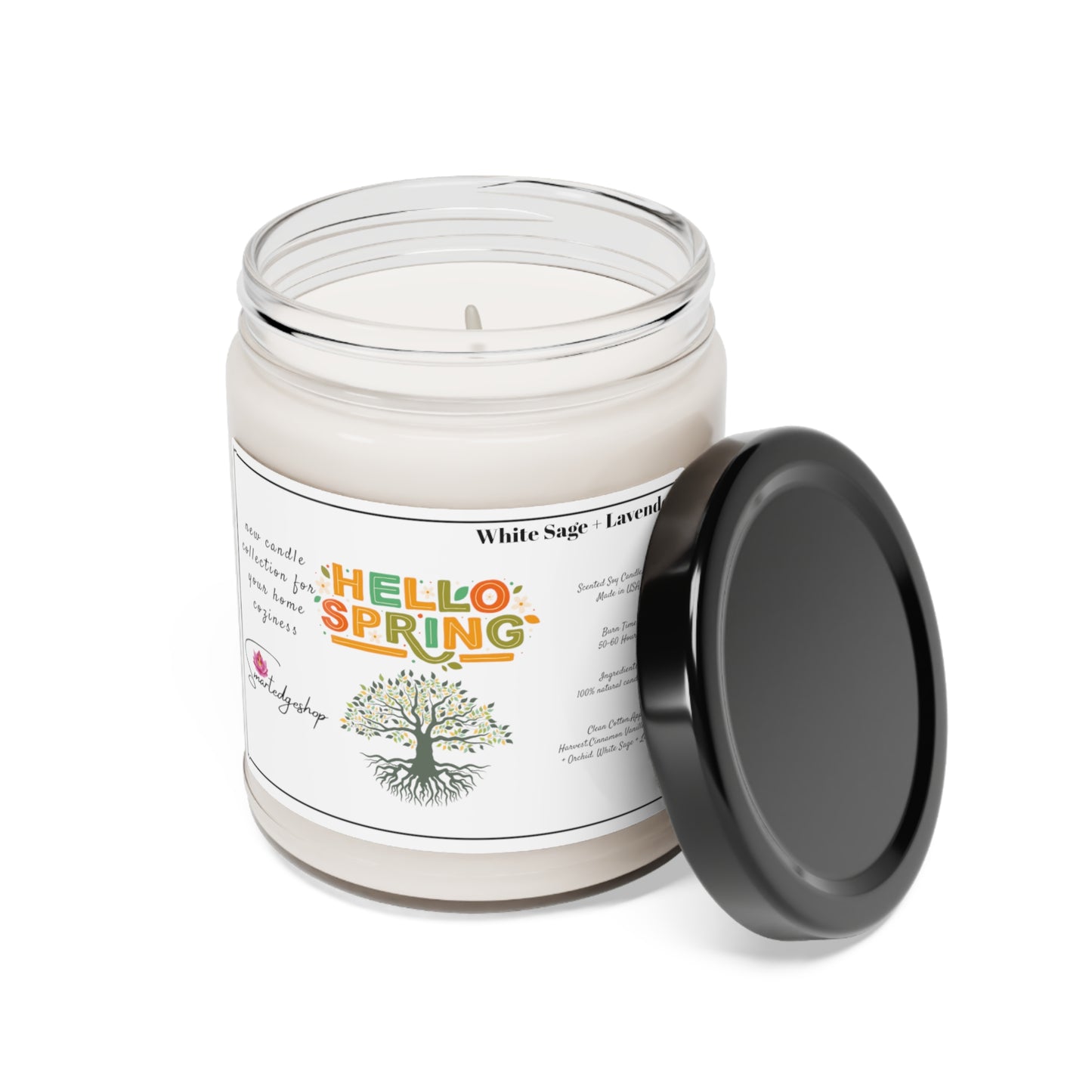 Hello Spring Scented Soy Candle, 9oz