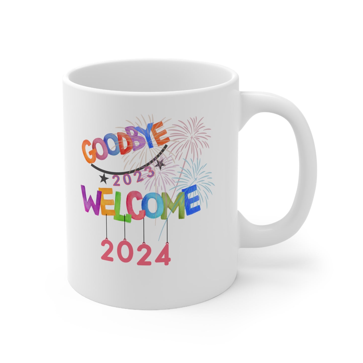 Happy New Year Ceramic Mug 11oz