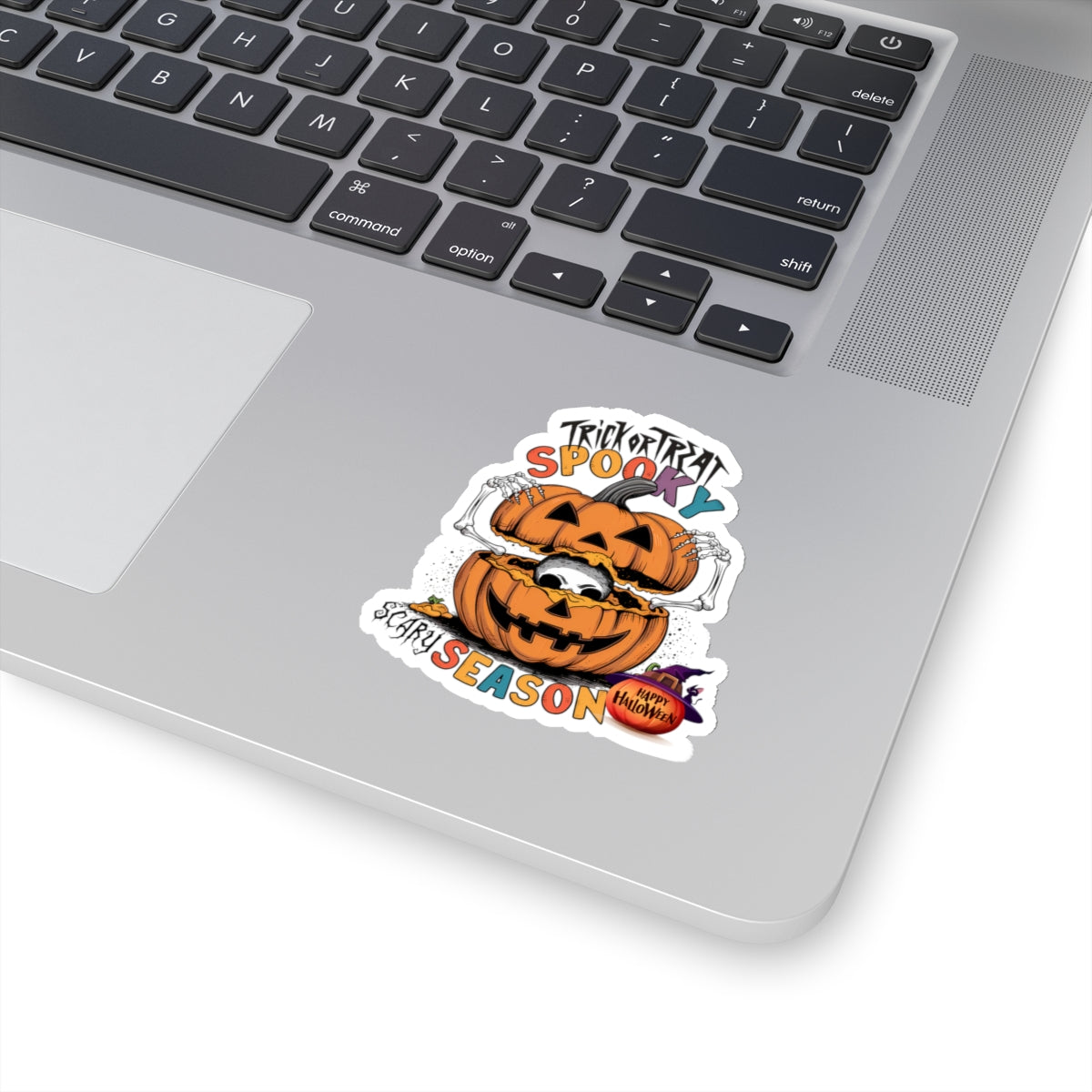 Spooky Scary Season Halloween Kiss-Cut Stickers, Cute Ghost Halloween Kiss-Cut Stickers, Happy Halloween Kiss-Cut Stickers, Spooky Season Kiss-Cut Stickers, Trick Or Treat Halloween Kiss-Cut Stickers.