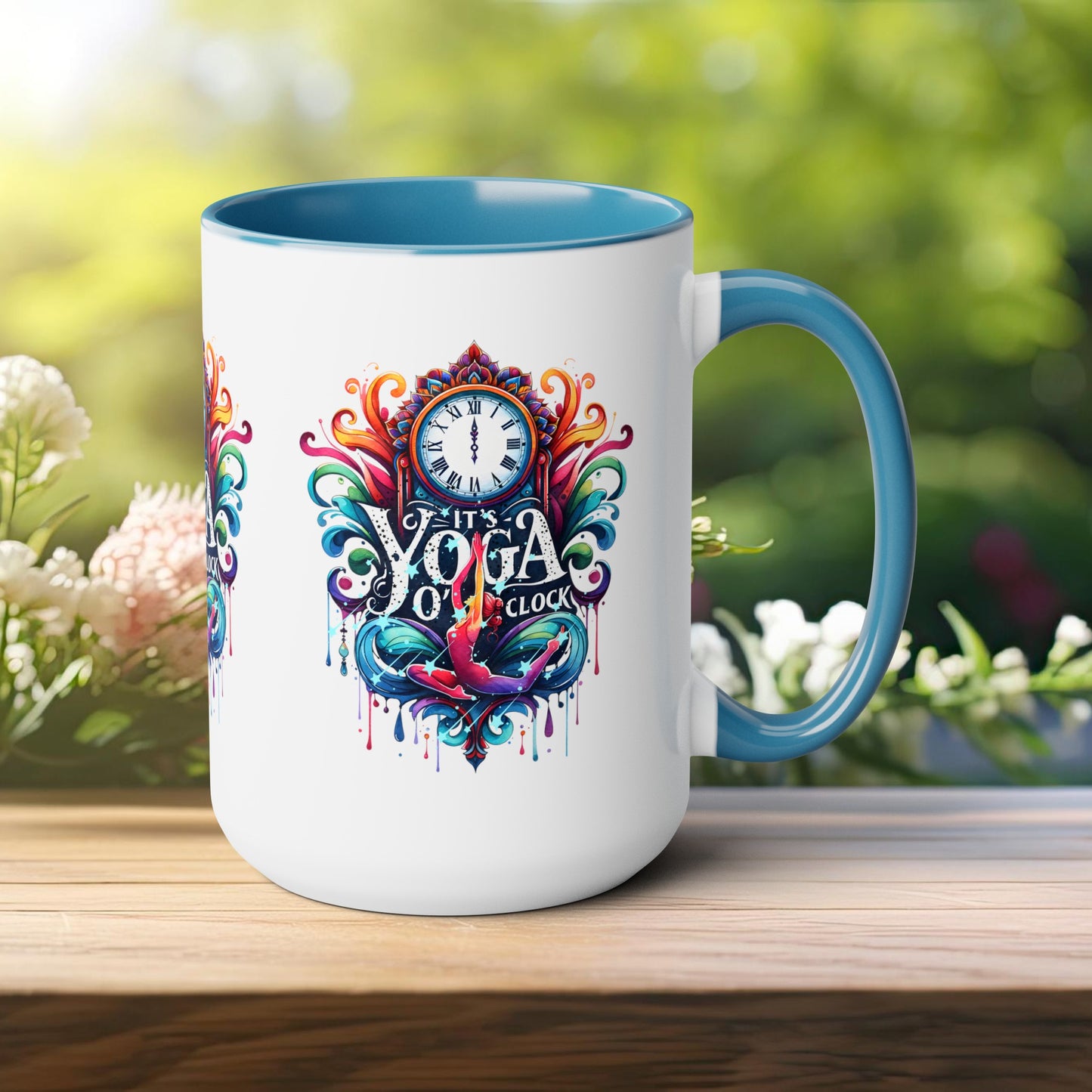 It's Yoga O'clock Yoga Coffee Mug, Cute Yoga Coffee Mug, Yoga lovers Coffee Mug, Yoga Instructor Gift, Gift For Yoga lover, Gift For Yogi.