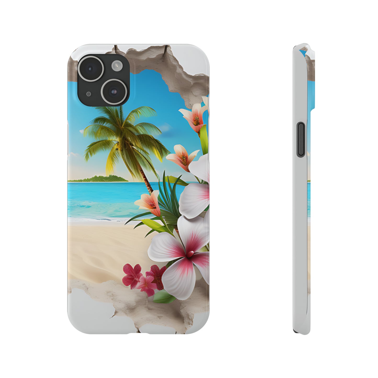 3d Landscape iPhone 15 Phone Cases