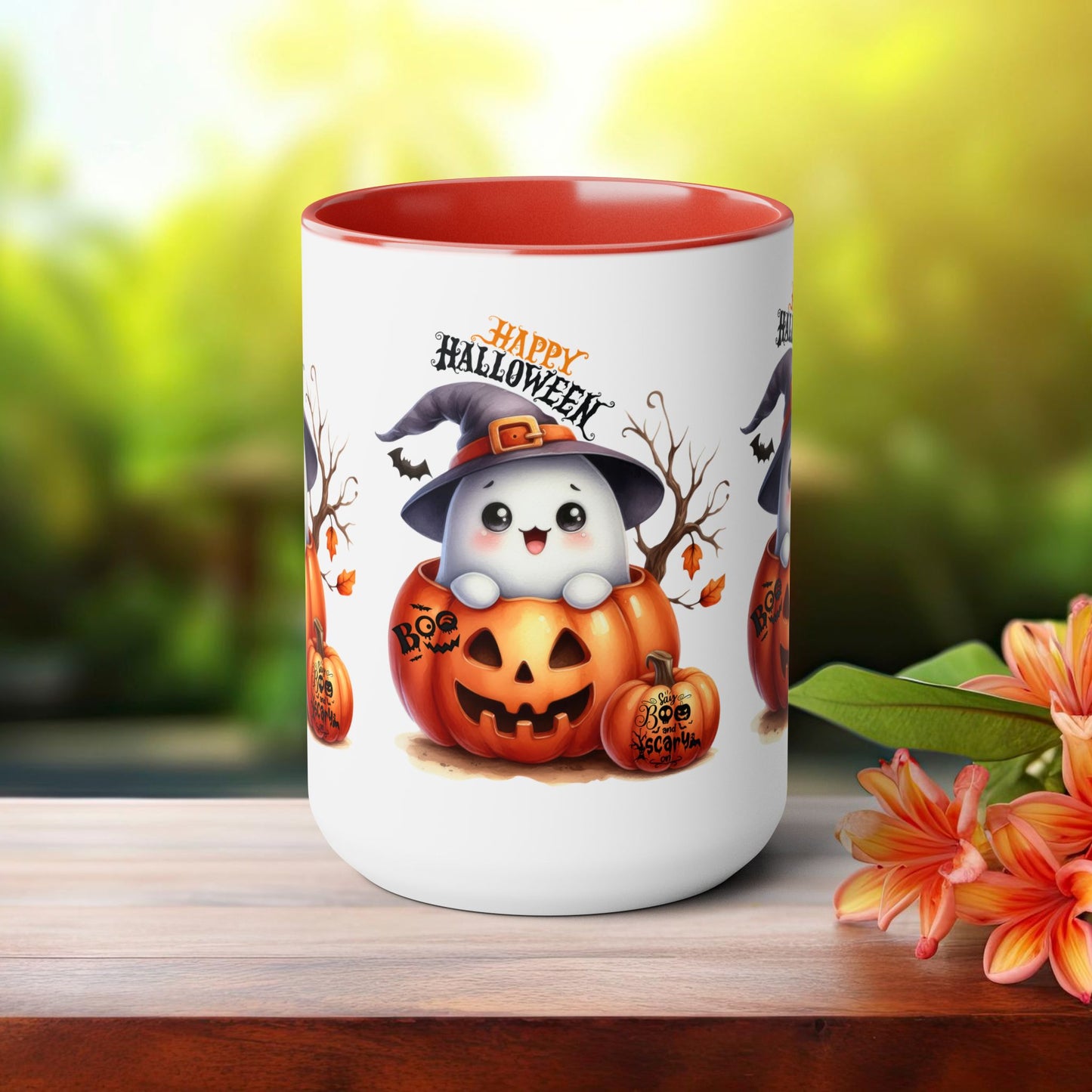 Happy Halloween Coffee Mug,  Let's Go Halloween Coffee Mug, Trick or Treat Halloween Coffee Mug, Cute Skeleton Coffee Mug, Spooky Season Halloween Coffee Mug.