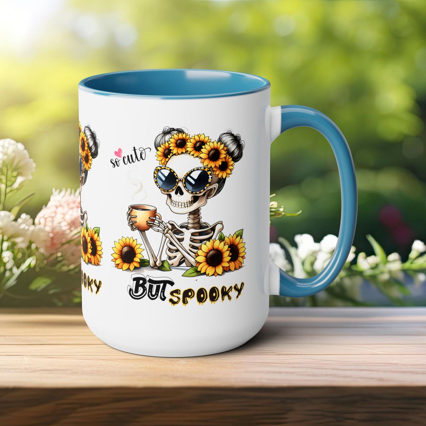 So cute But Spooky Halloween Coffee Mug,  Let's Go Halloween Coffee Mug, Trick or Treat Halloween Coffee Mug, Cute Skeleton Coffee Mug, Spooky Season Halloween Coffee Mug.