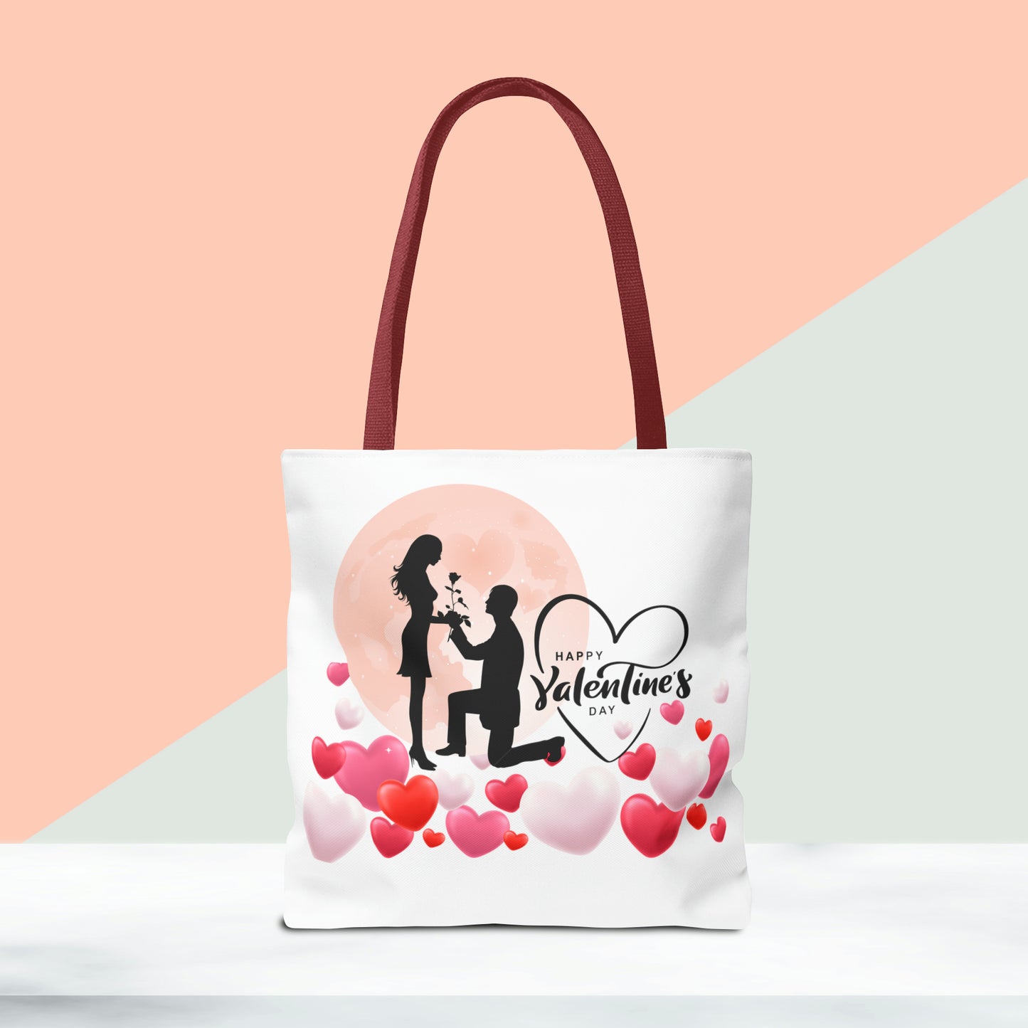 Happy Valentines Day Tote Bag