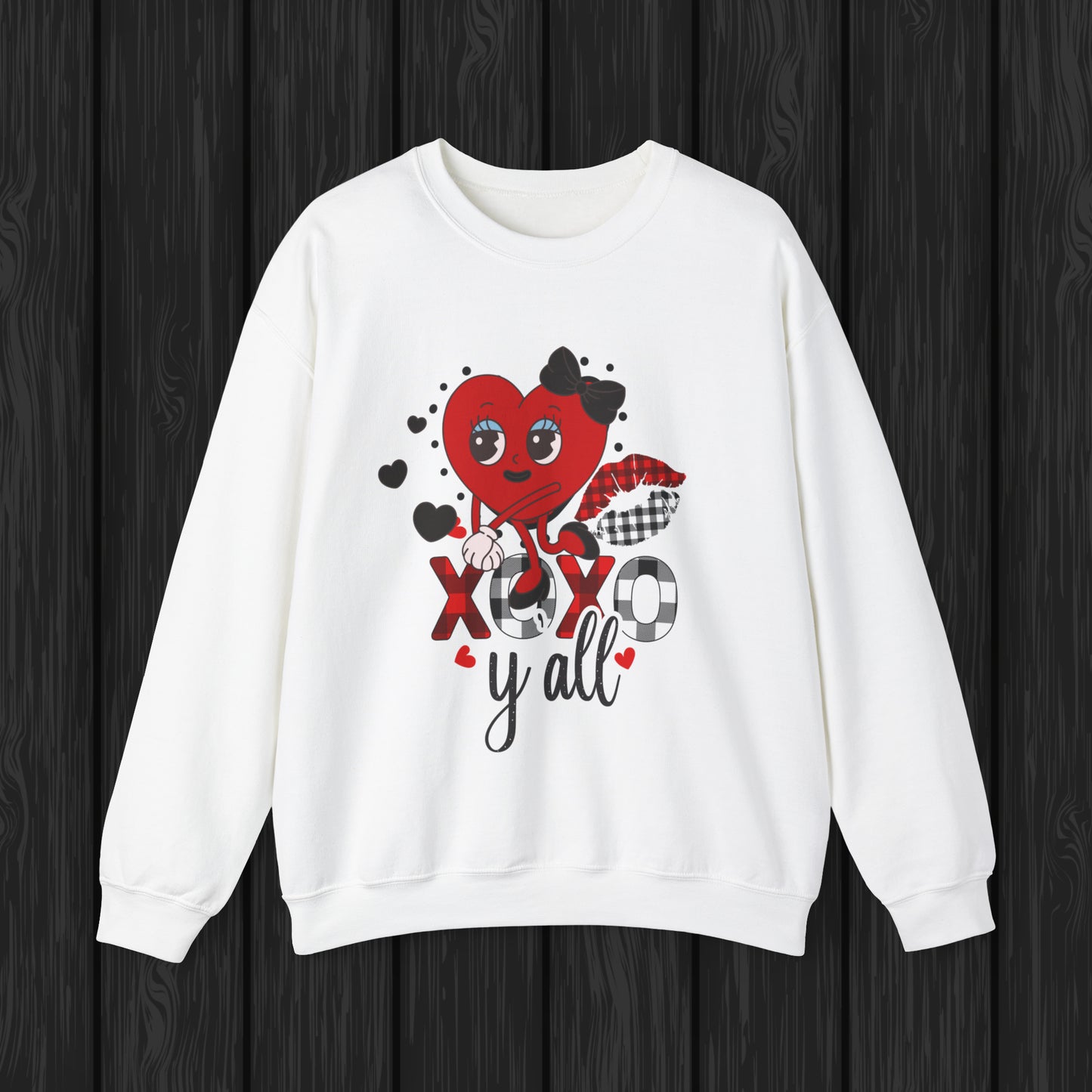 Happy valentines day Unisex Heavy Blend™ Crewneck Sweatshirt