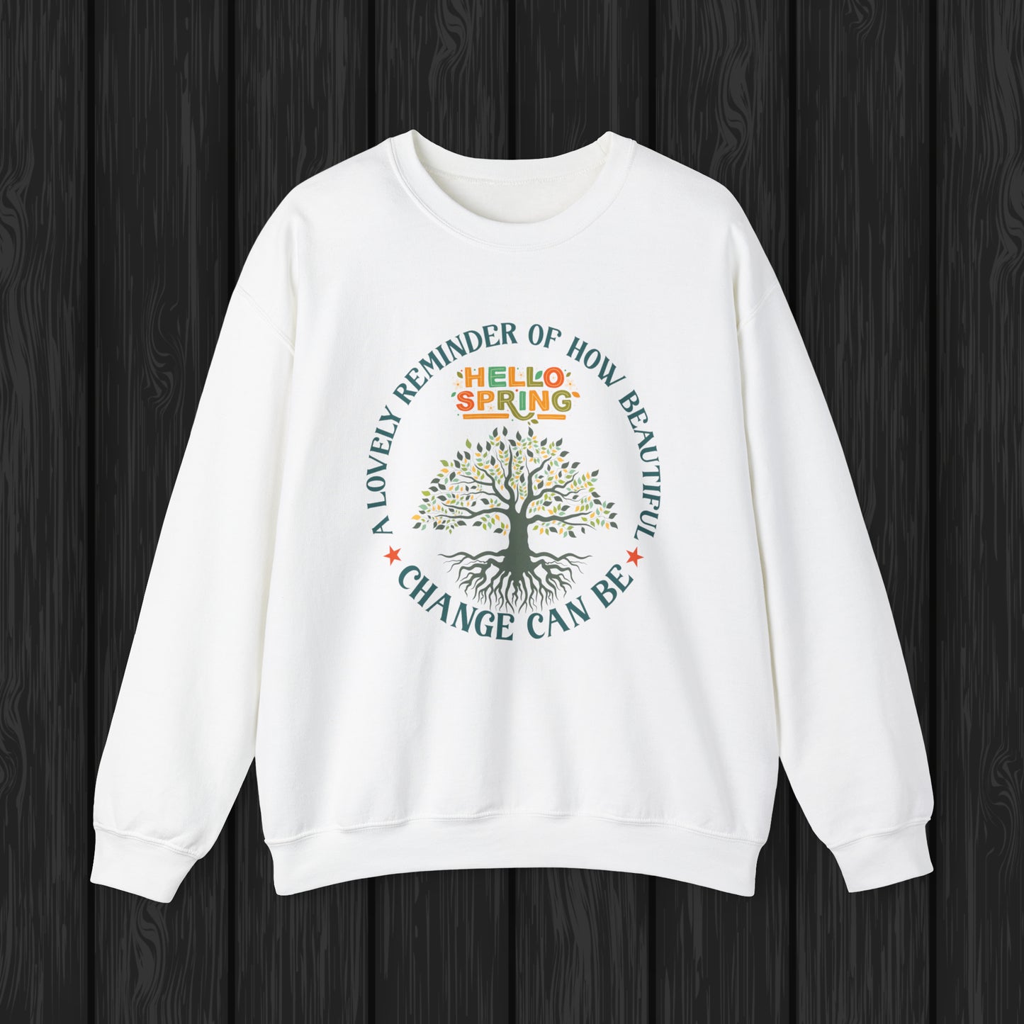 Hello Spring Unisex Crewneck Sweatshirt