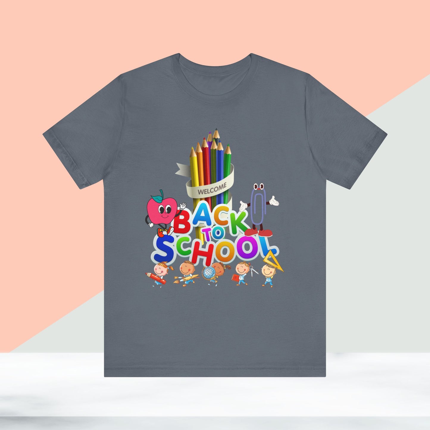 Welcome Back To School T-Shirt, Teacher T-Shirt, Teacher Back To school unisex jersey short sleeve.First Day Vibes T-Shirt.