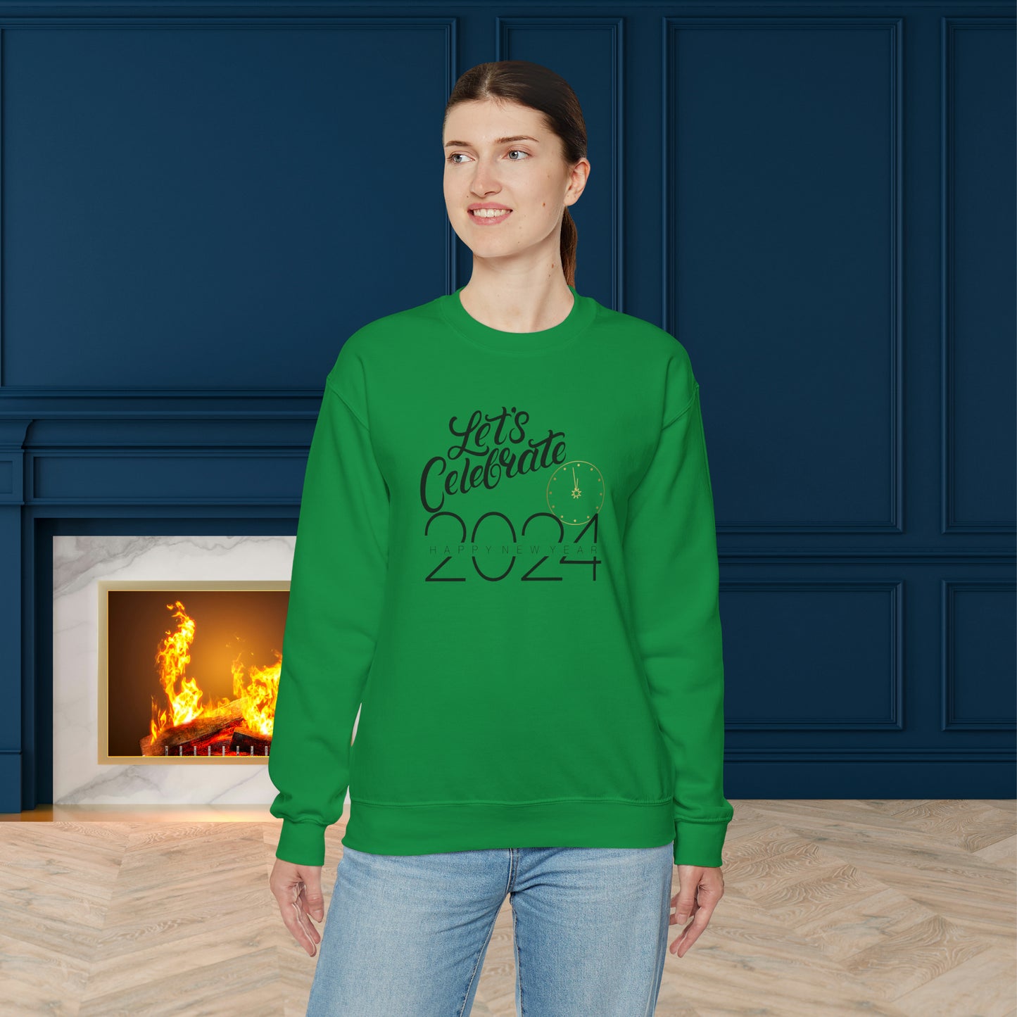 Happy New Year Unisex Heavy Blend™ Crewneck Sweatshirt