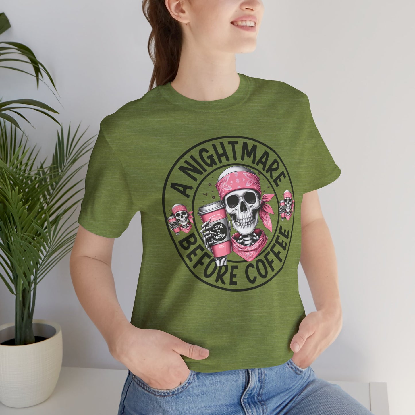 A Nightmare Before coffee T-shirt, Happy Halloween T-shirt, Trick Or Treat T-shirt, Halloween T-shirt, Cool Halloween T-shirt, Spooky T-shirt,